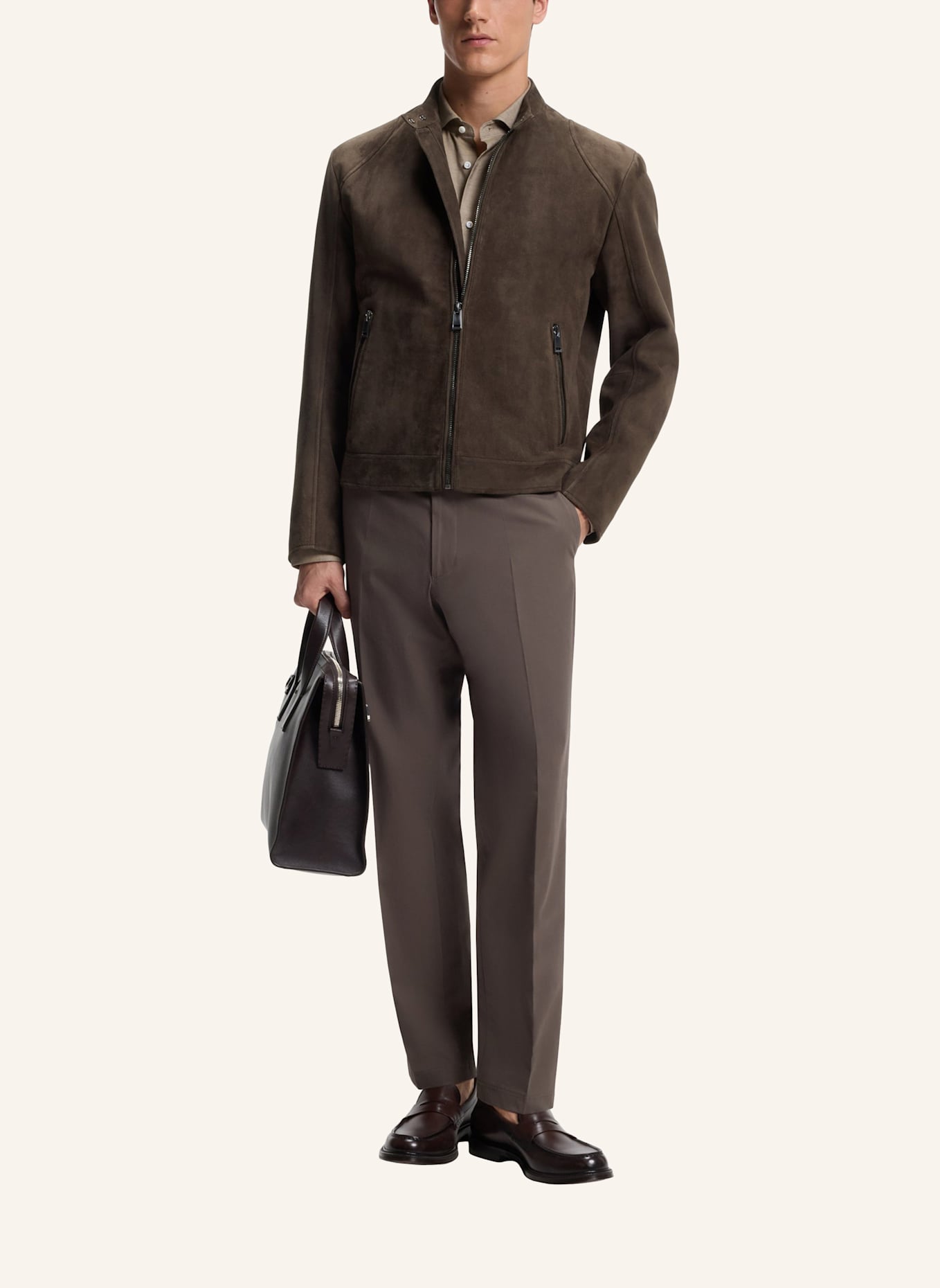 BOSS Lederjacke L-MIKER1