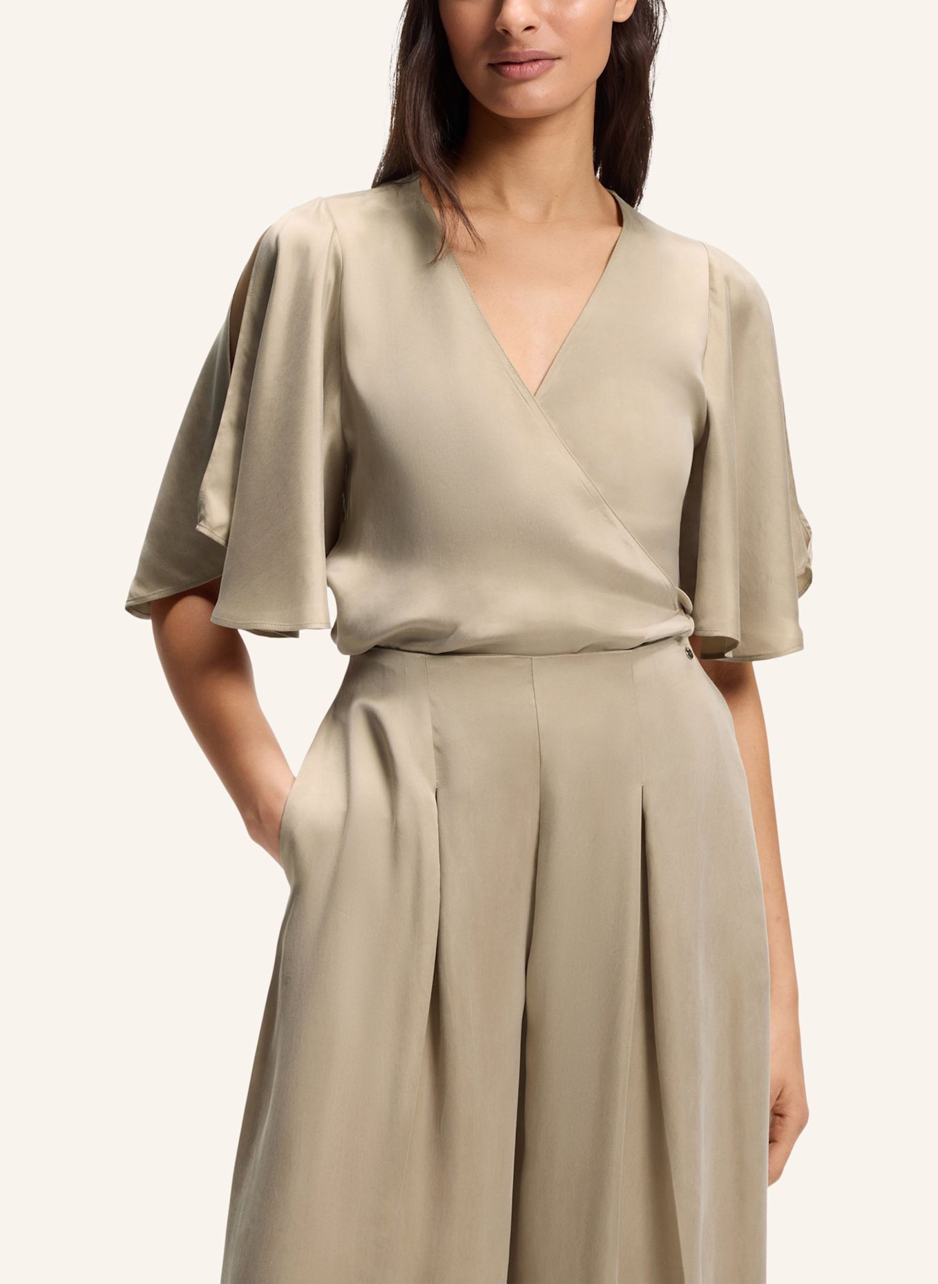 BOSS Blouse C_BIRENI Regular Fit: BRAUN