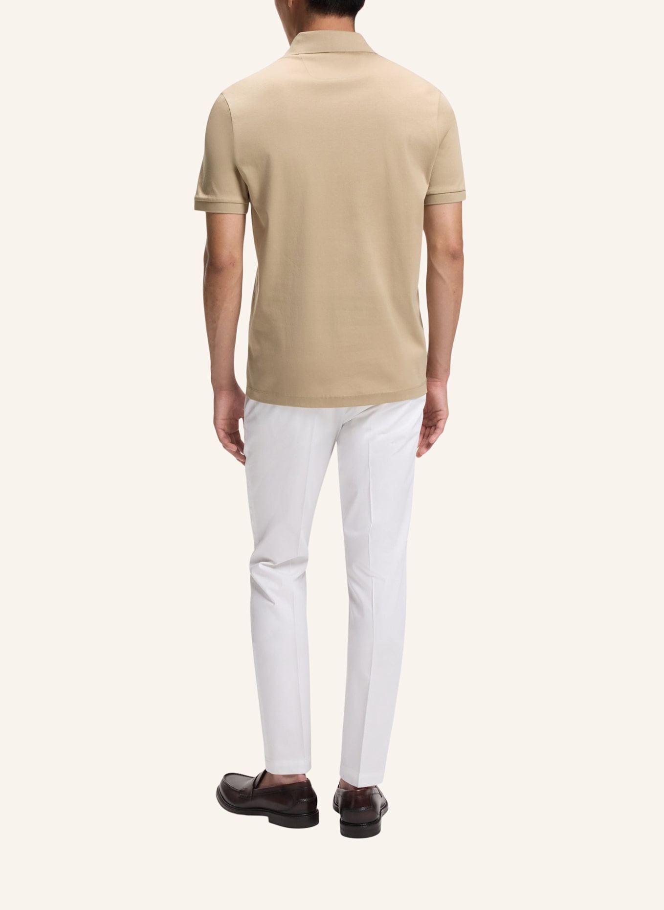 BOSS Polo L-PERRY 14 Regular Fit: BEIGE