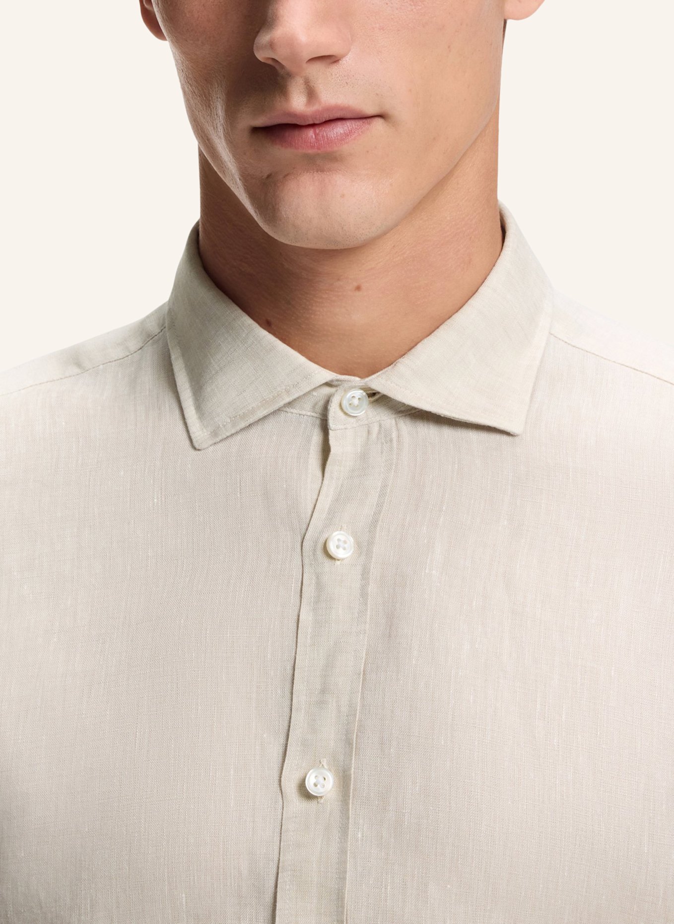 BOSS Shirt C-LIAM-SP-262 Regular Fit: BEIGE