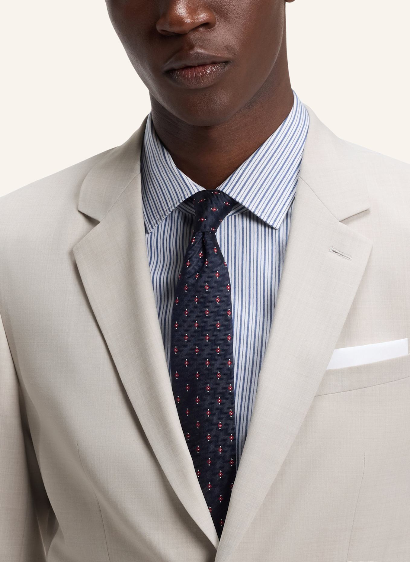 HUGO Suit HENRY-GETLIN253X Slim Fit: HELLGRAU