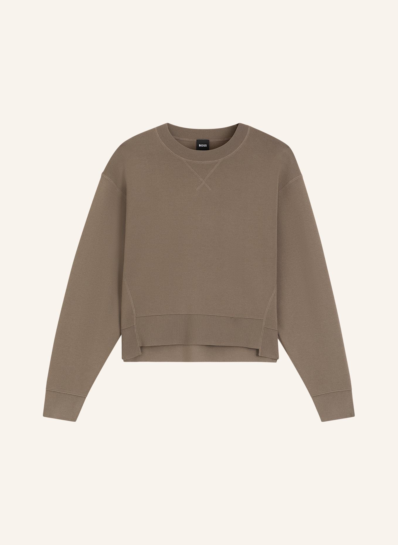 BOSS Pullover FAMANGI: BRAUN