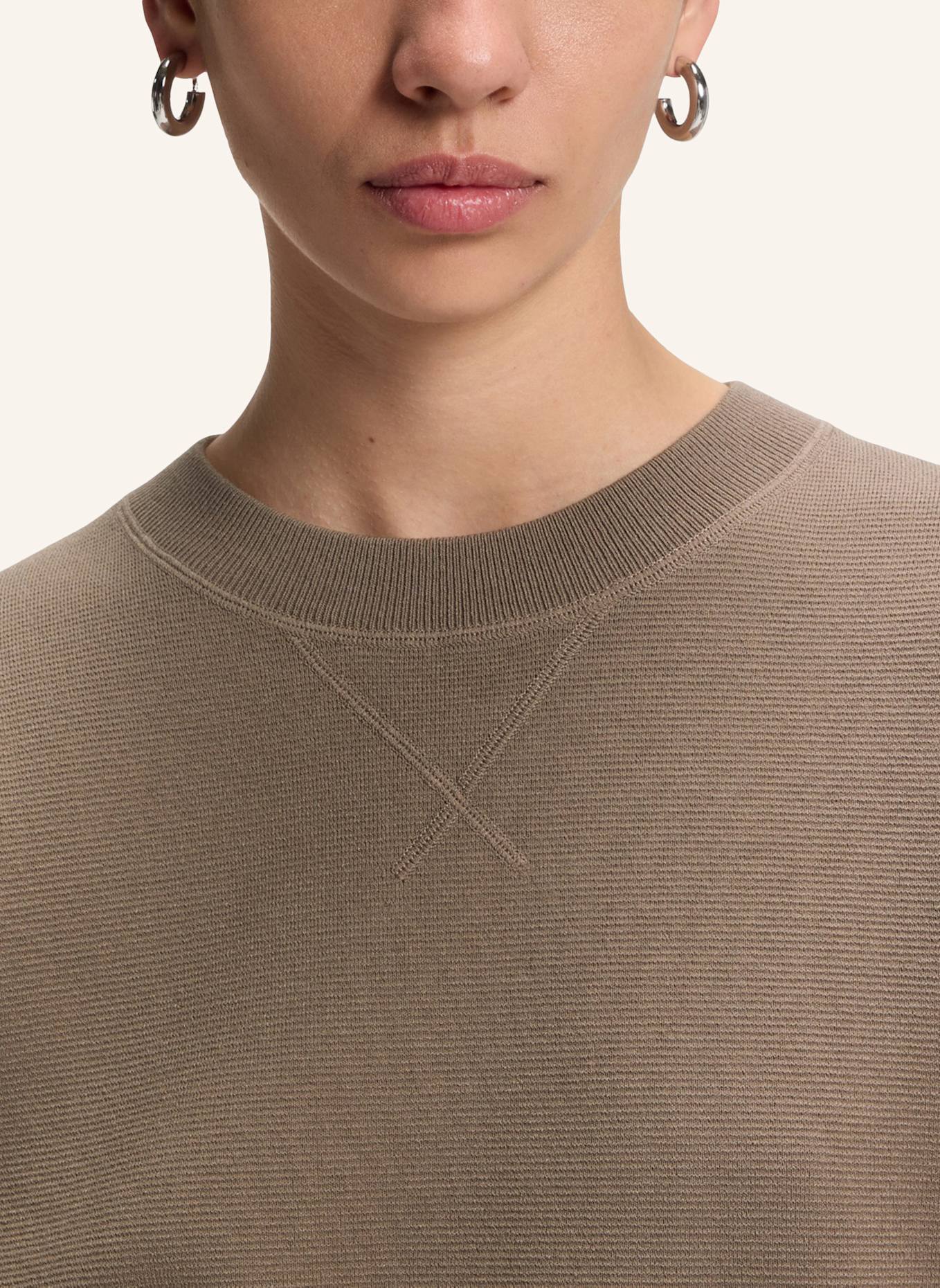 BOSS Pullover FAMANGI: BRAUN