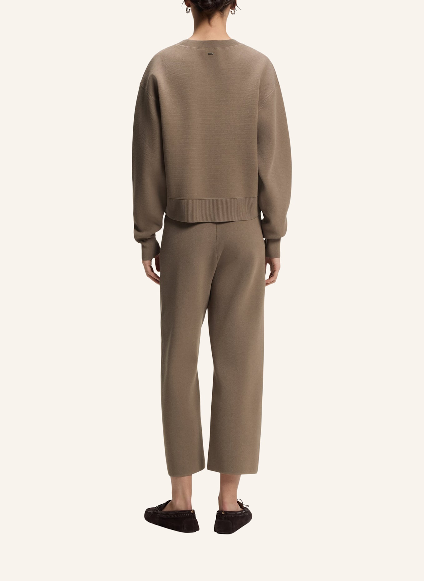 BOSS Pullover FAMANGI: BRAUN