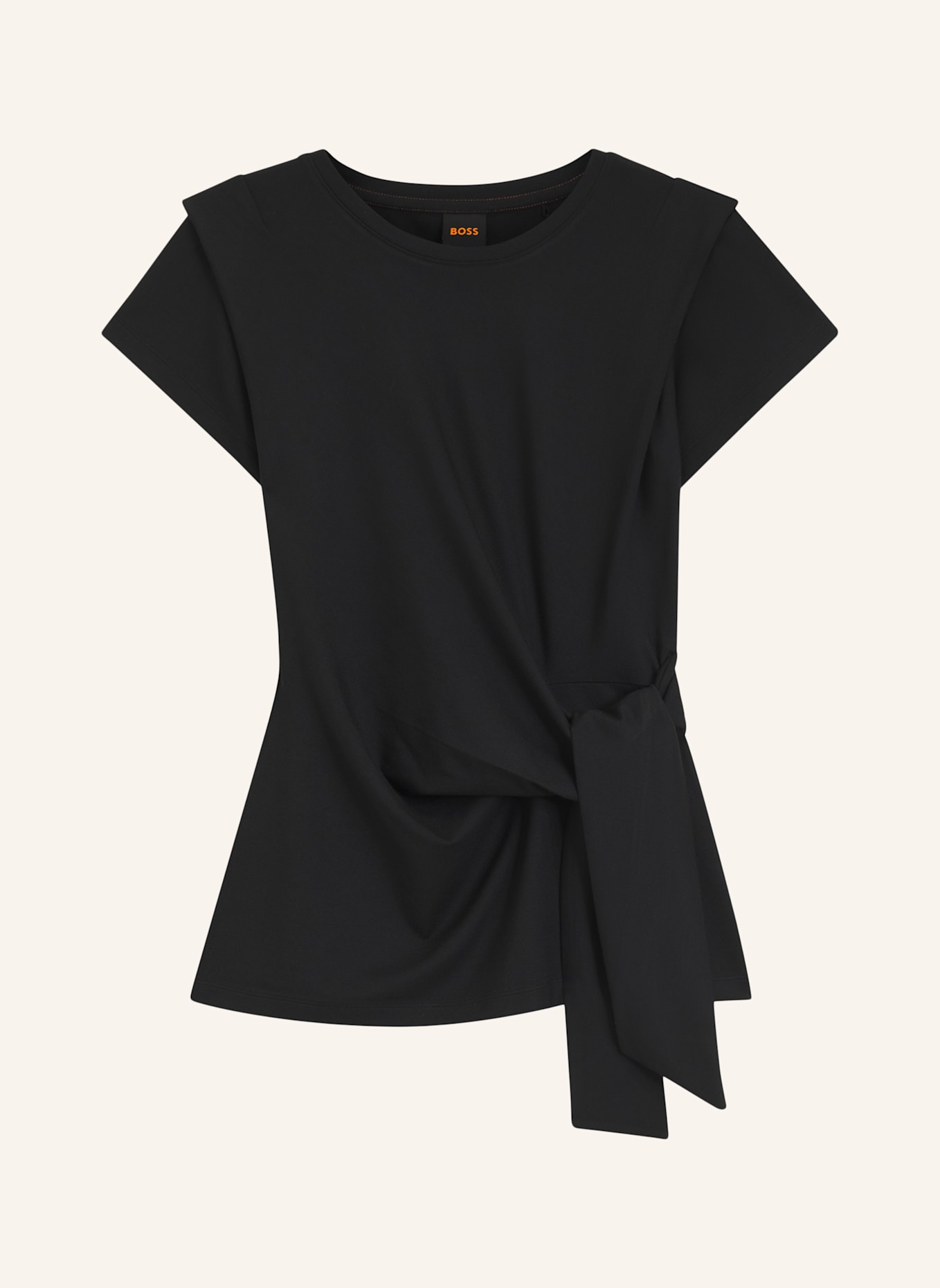 BOSS T-Shirt C_ERLAN Regular Fit: SCHWARZ