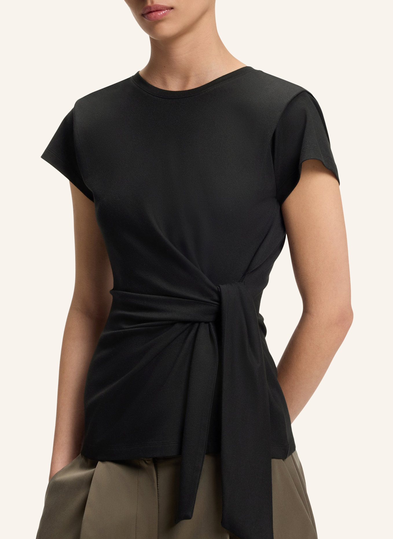 BOSS T-Shirt C_ERLAN Regular Fit: SCHWARZ