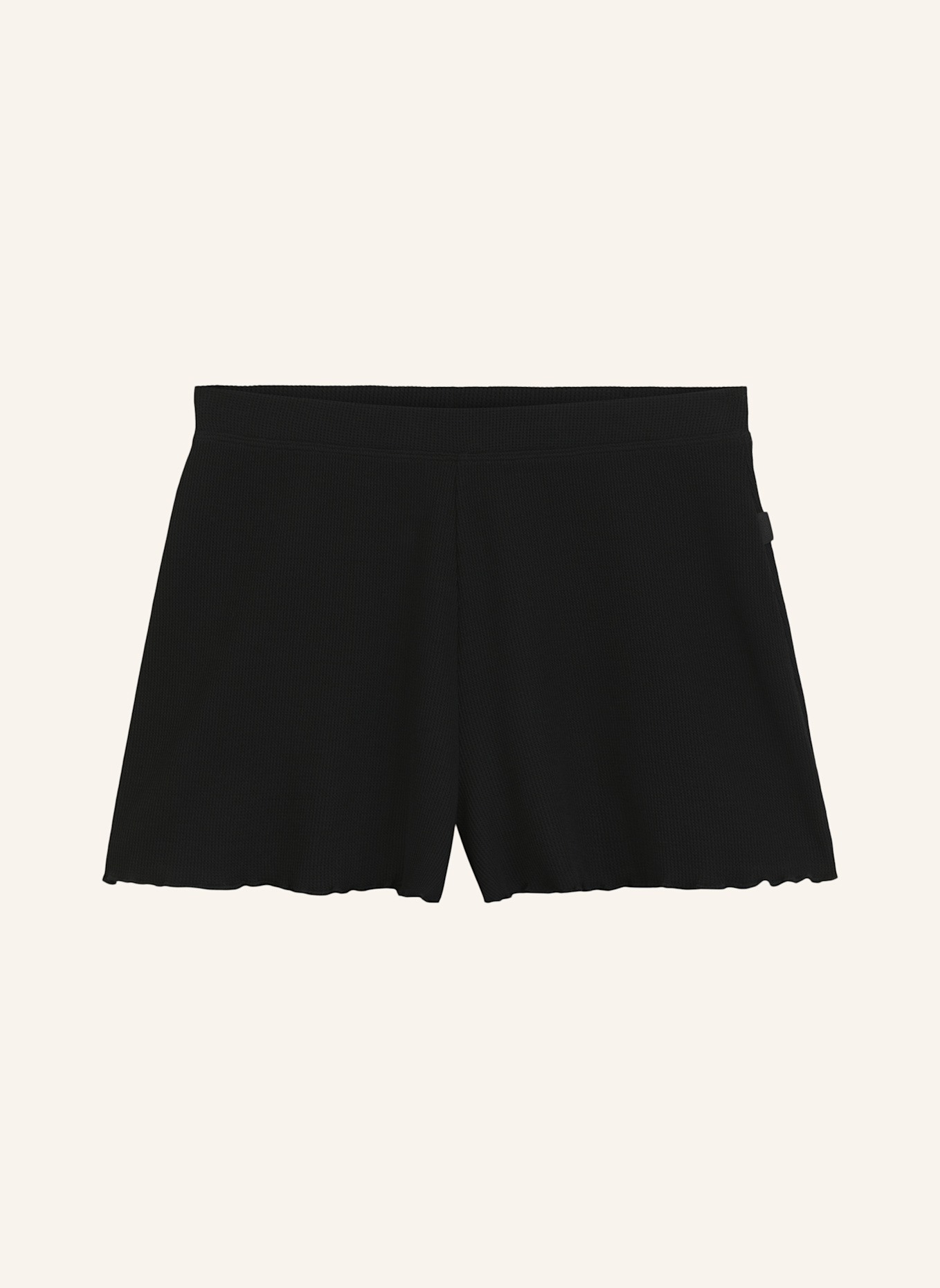 BOSS Pyjamas Unterteil COSY WAFFLE_SHORTS: SCHWARZ