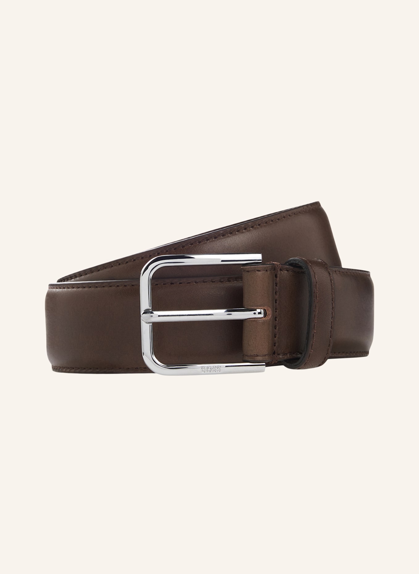 BOSS Business Gürtel MADISON-B1_VLST_SZ35: DUNKELBRAUN