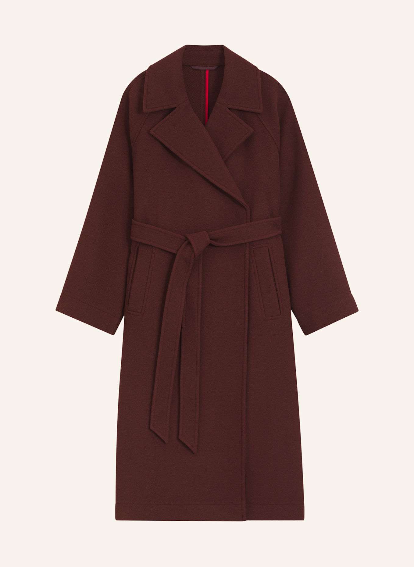HUGO Klassischer Mantel MAKIRA-1 Oversize Fit: BRAUN