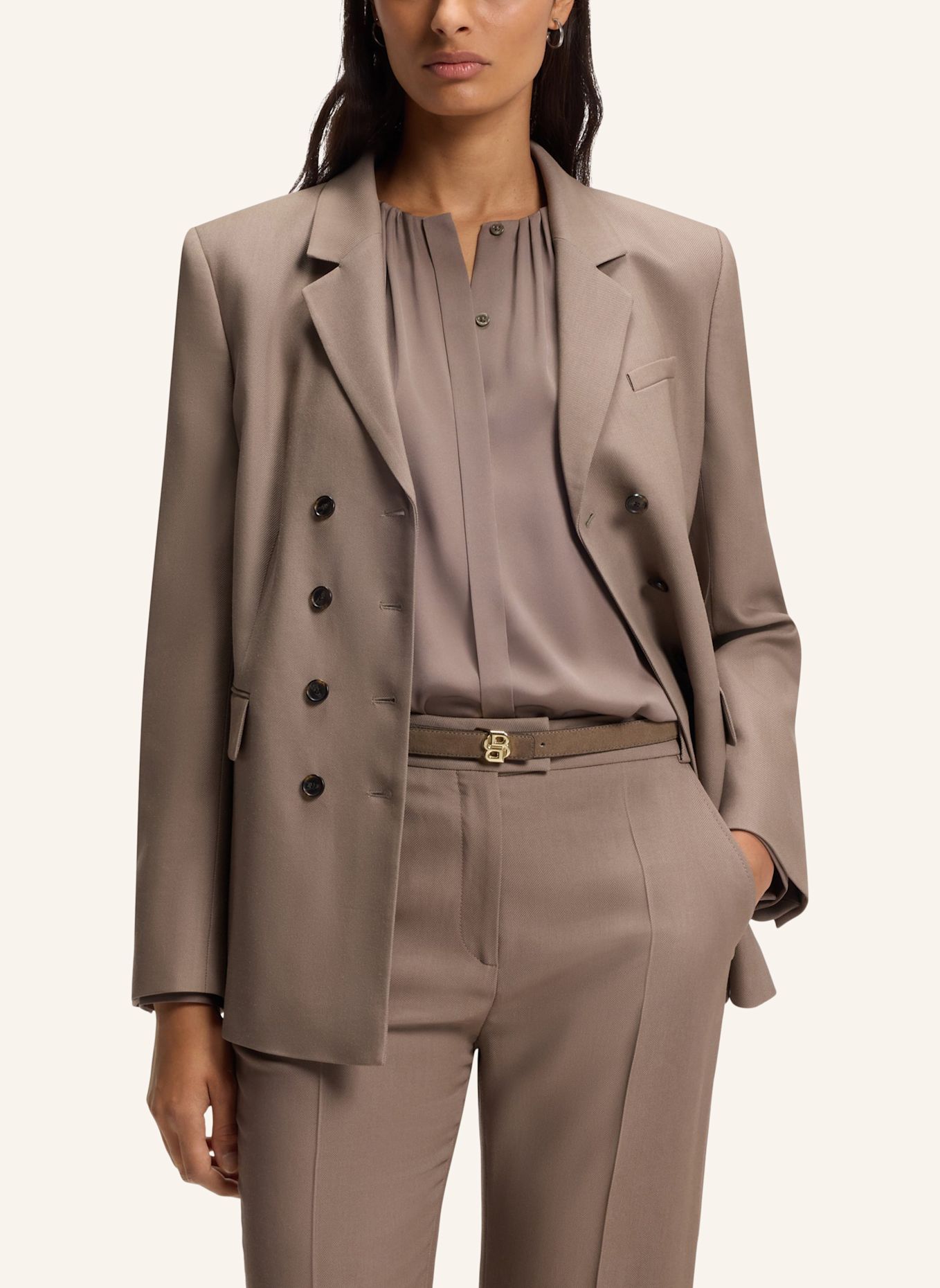 BOSS Business Gürtel B_ICON-G_SR20_SDP: KHAKI