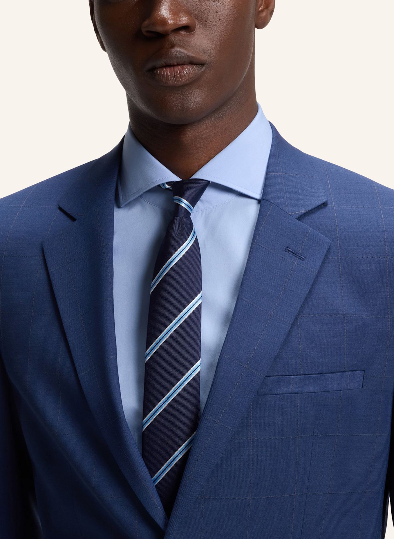 HUGO Business Anzug ARTI-HESTEN253X Extra-Slim Fit: BLAU