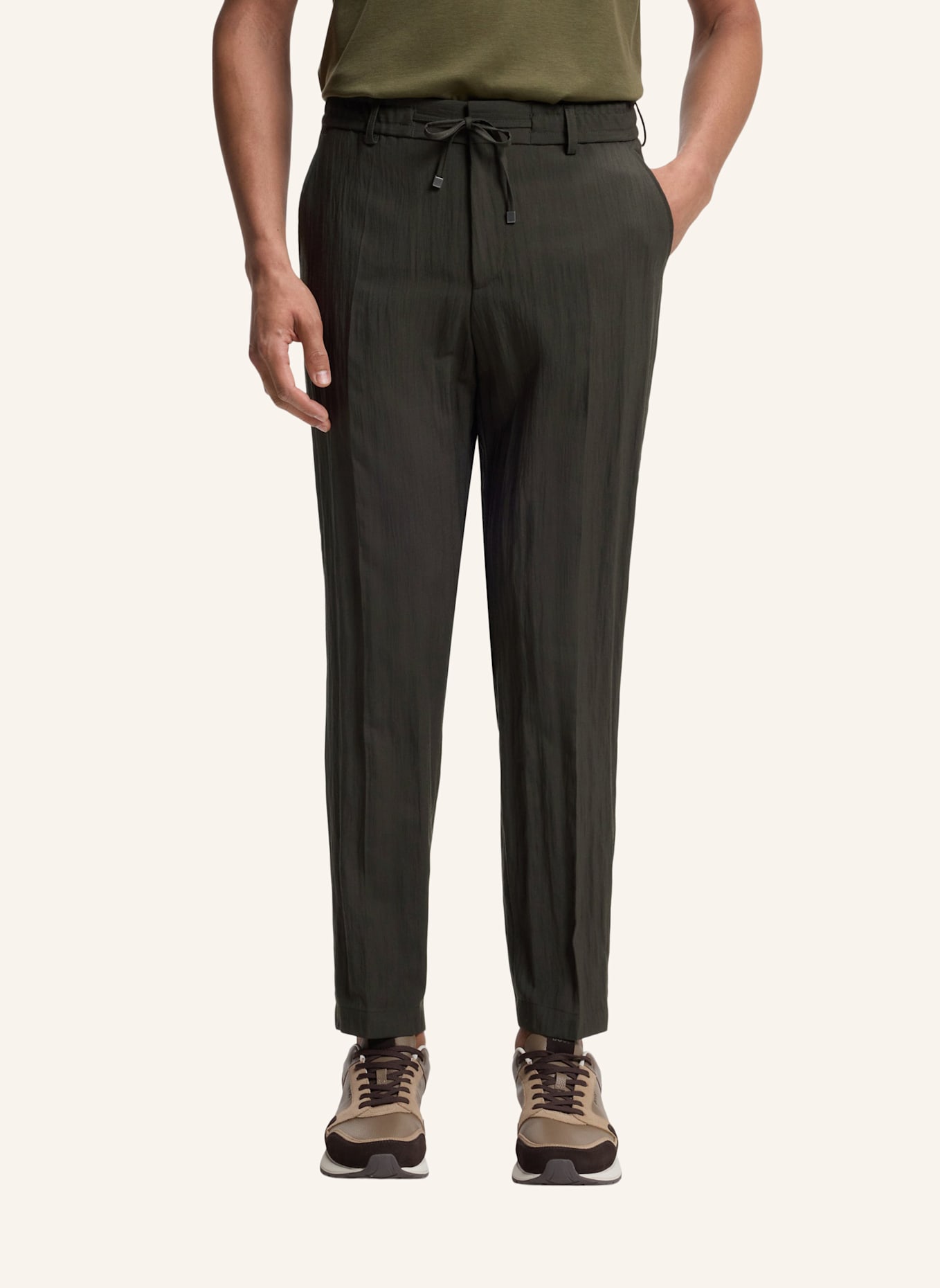 BOSS Business Anzug P-CARPER-OS-2PCS-263 Slim Fit: GRÜN