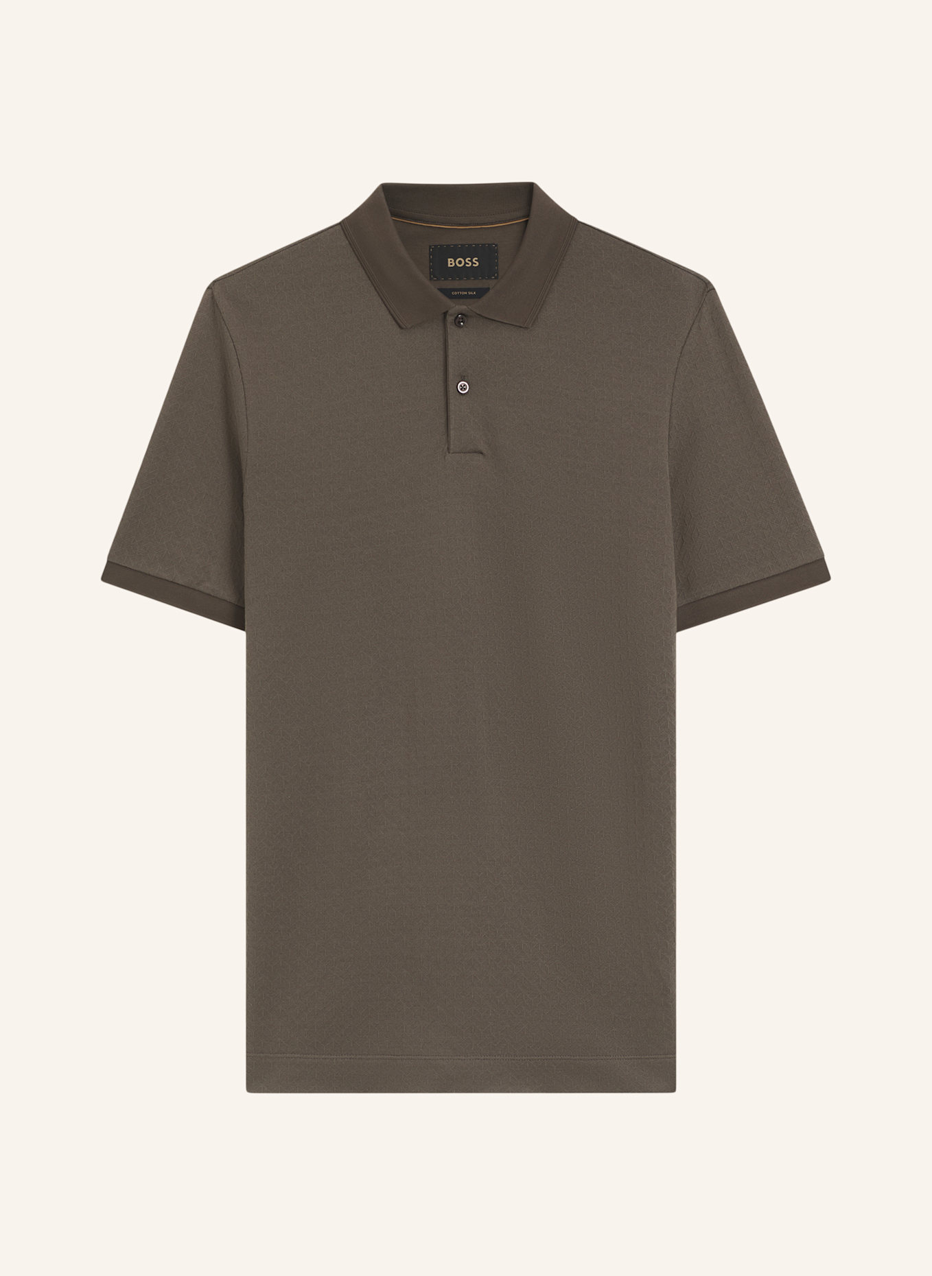 BOSS Poloshirt L-PERRY 141 Regular Fit: BRAUN