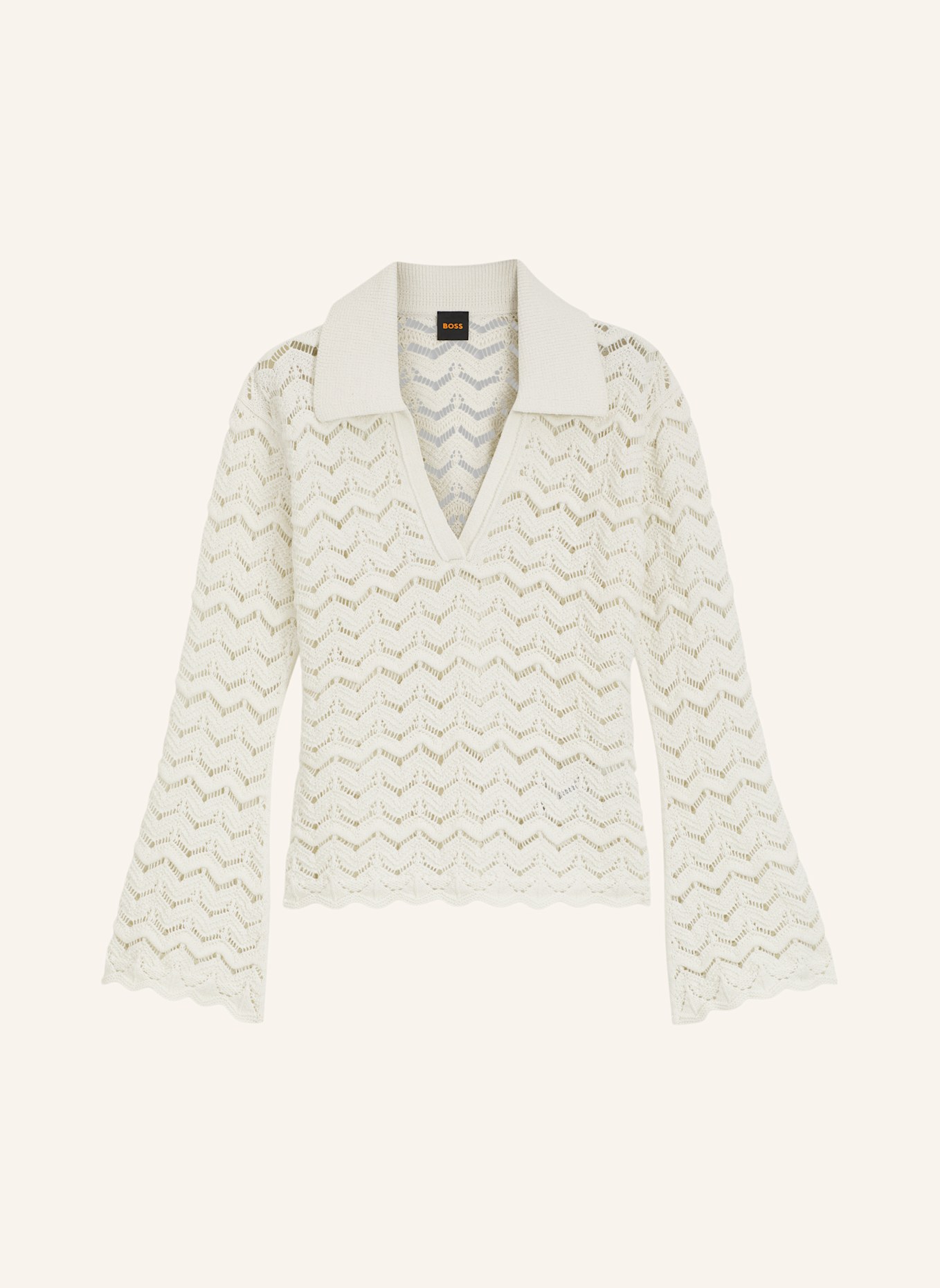 BOSS Pullover C_FOLSENA Regular Fit: WEISS