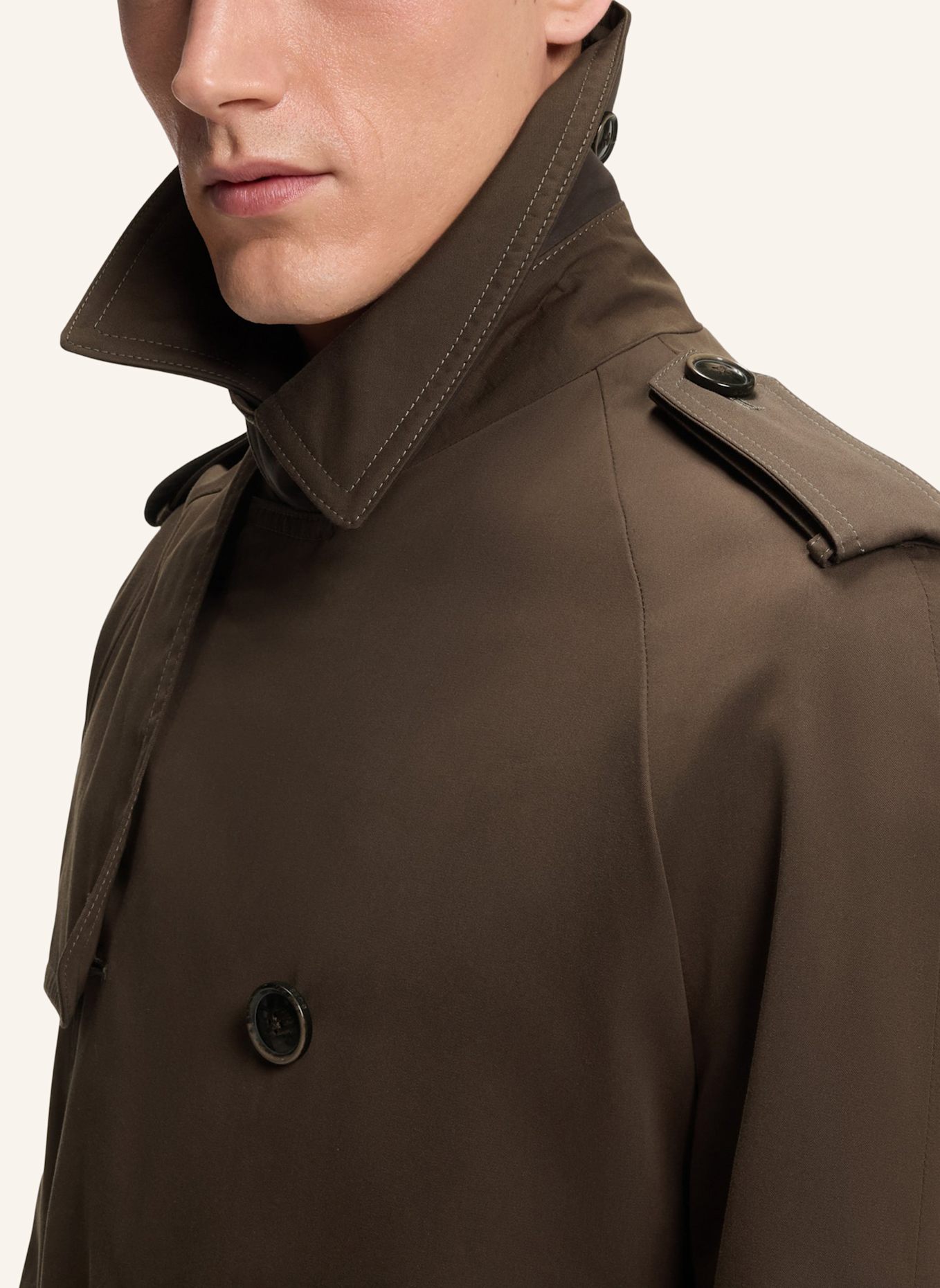 BOSS Trenchcoat L-COOK-TRENCH-263 Regular Fit: BRAUN