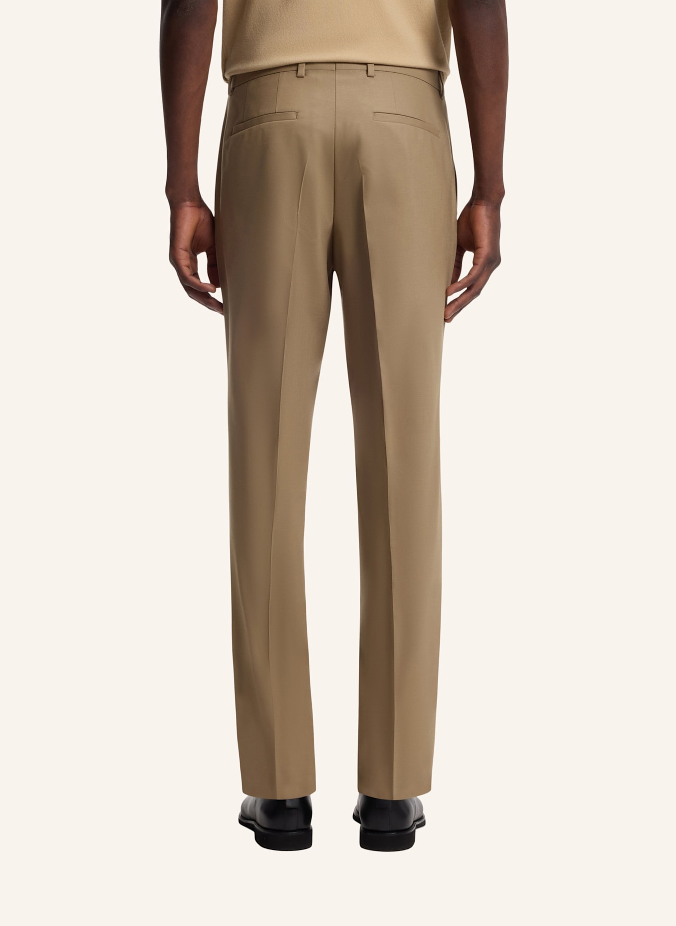 HUGO Business Anzug HENRY-GETLIN253X Slim Fit: BEIGE