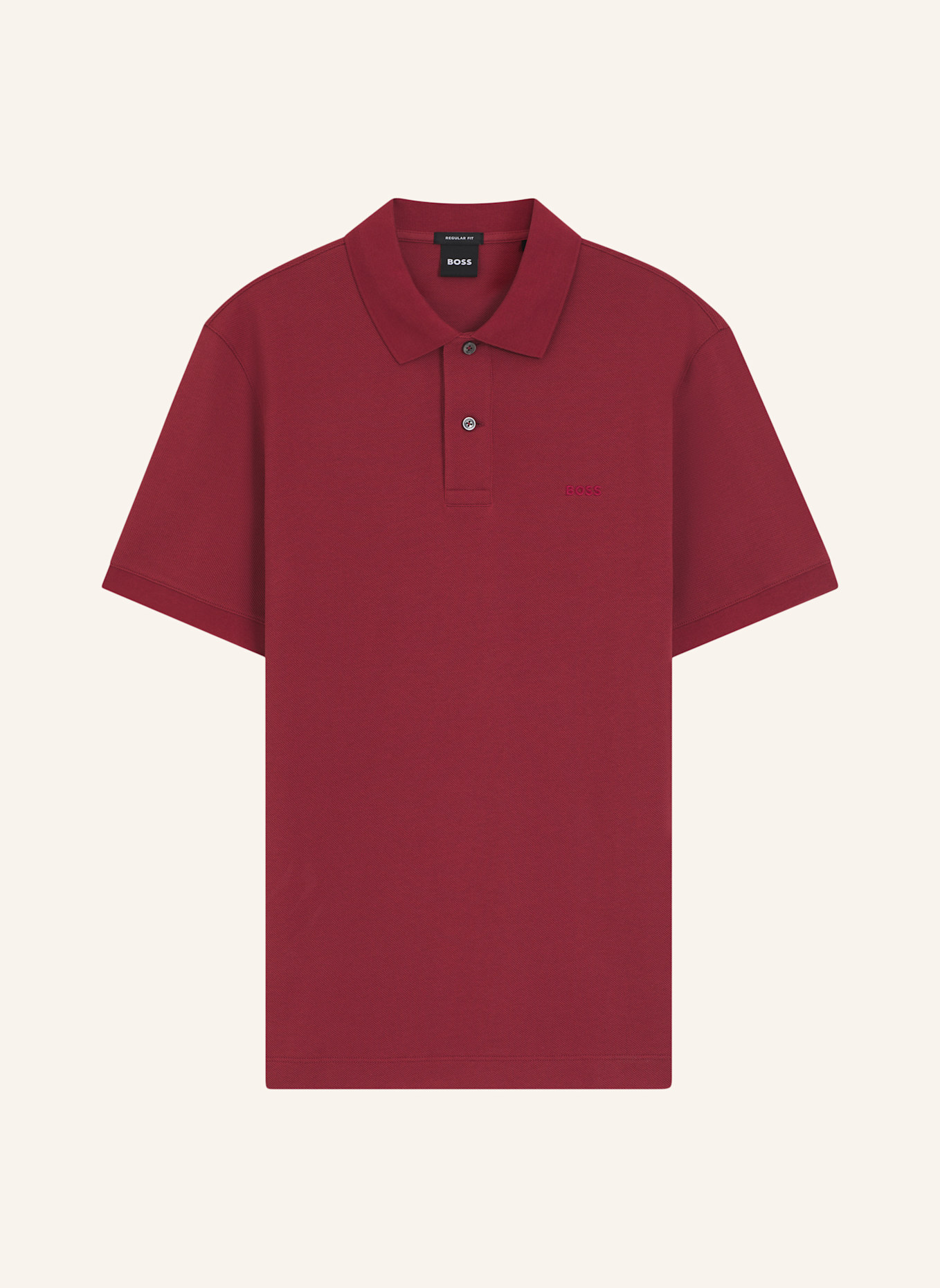 BOSS Piqué-Poloshirt PALLAS Regular Fit: ROT