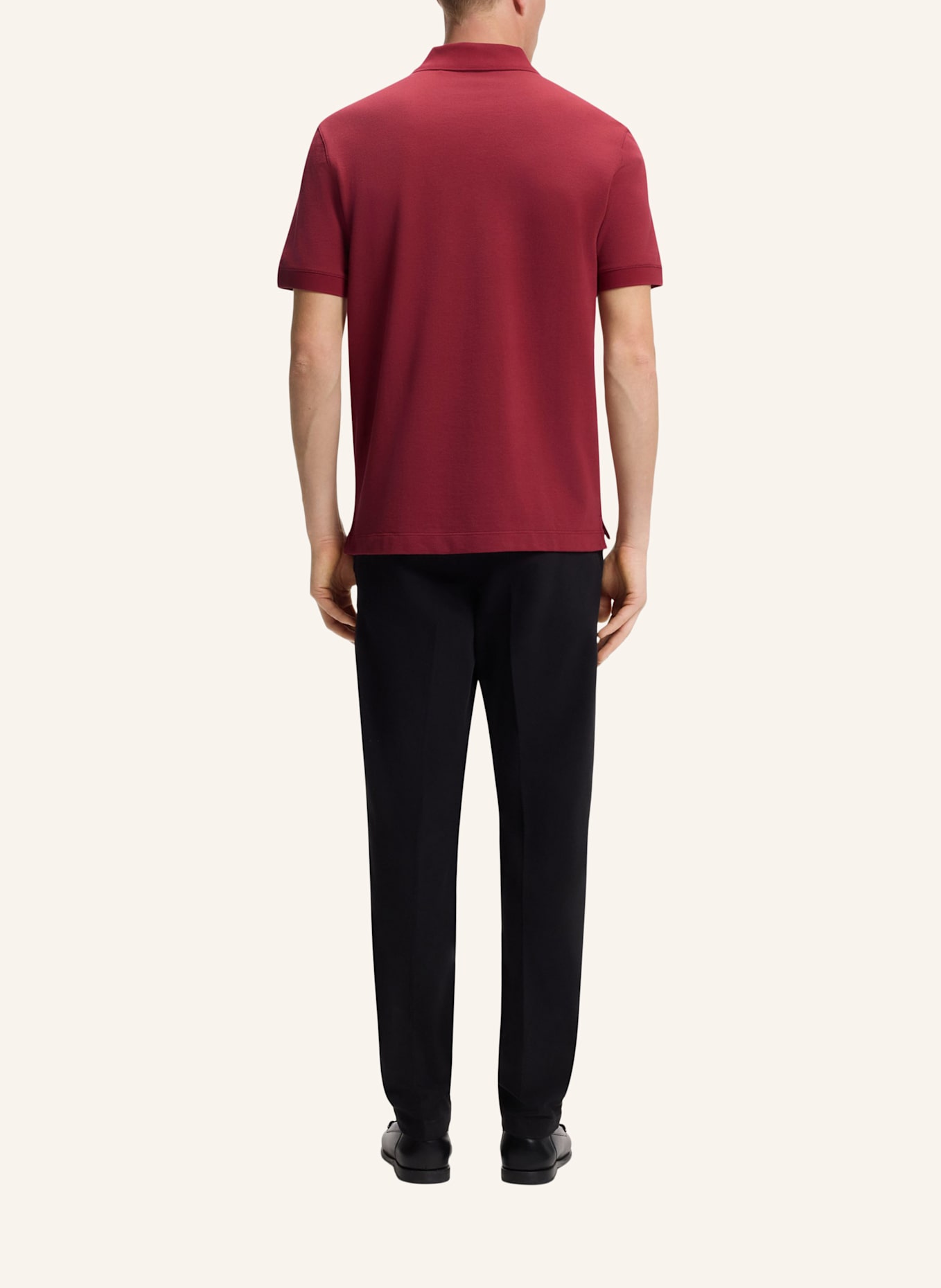 BOSS Piqué-Poloshirt PALLAS Regular Fit: ROT