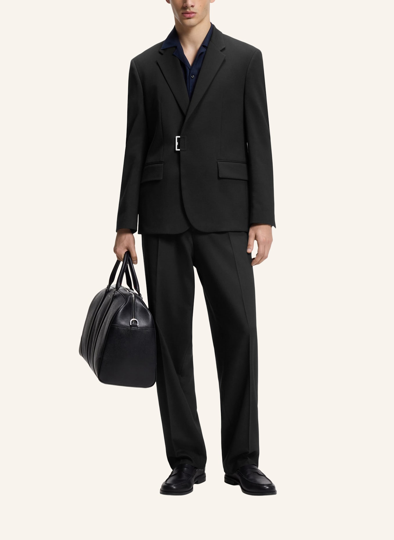HUGO Blazer HANS263X Slim Fit: SCHWARZ