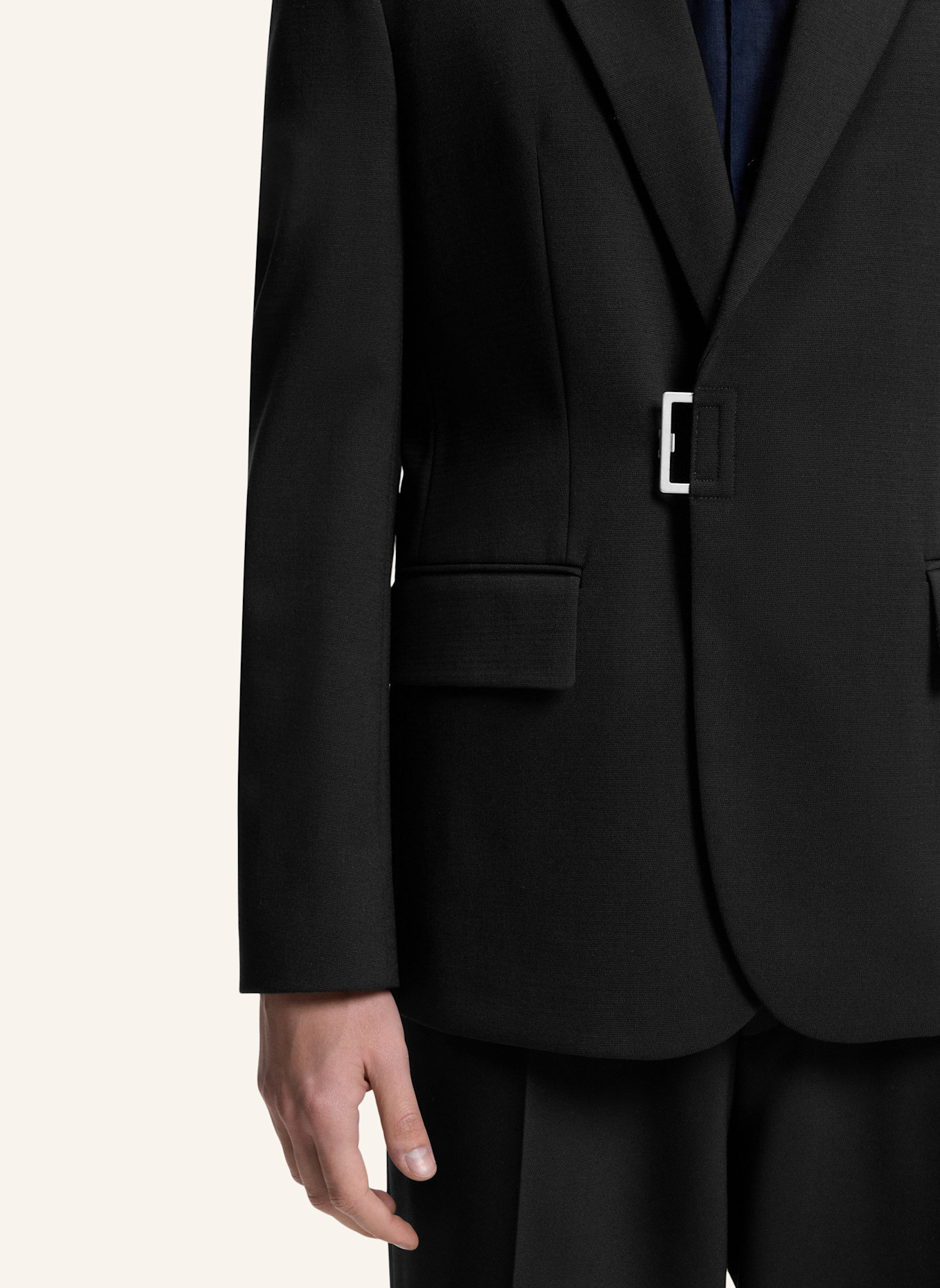 HUGO Blazer HANS263X Slim Fit: SCHWARZ