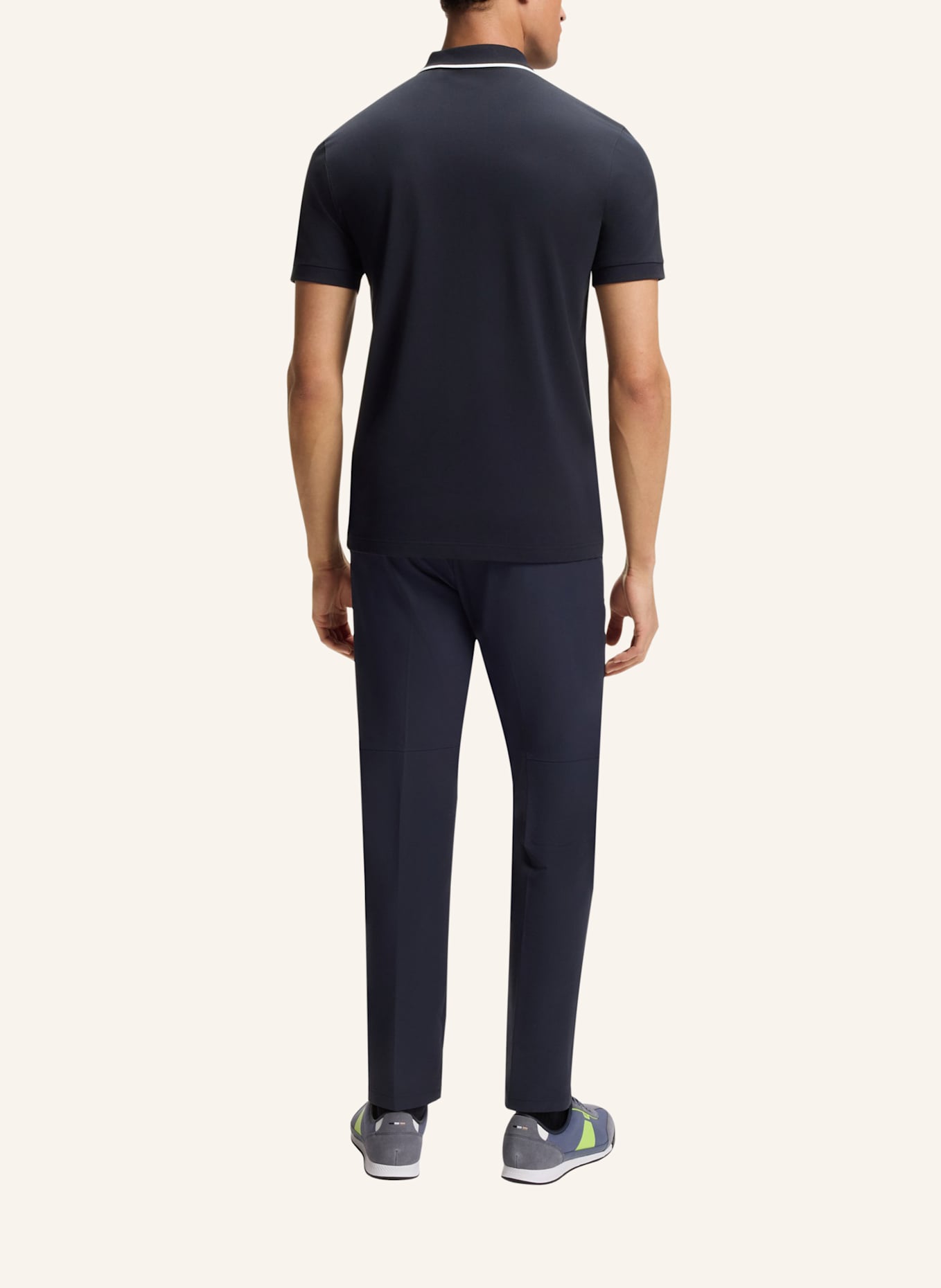 BOSS Poloshirt PHILIX GOC Slim Fit: DUNKELBLAU
