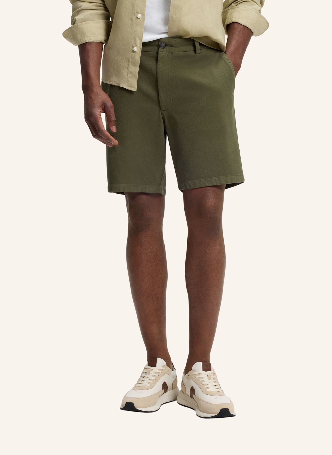 BOSS Kurze Hose H-KANE1-SHORTS: GRÜN