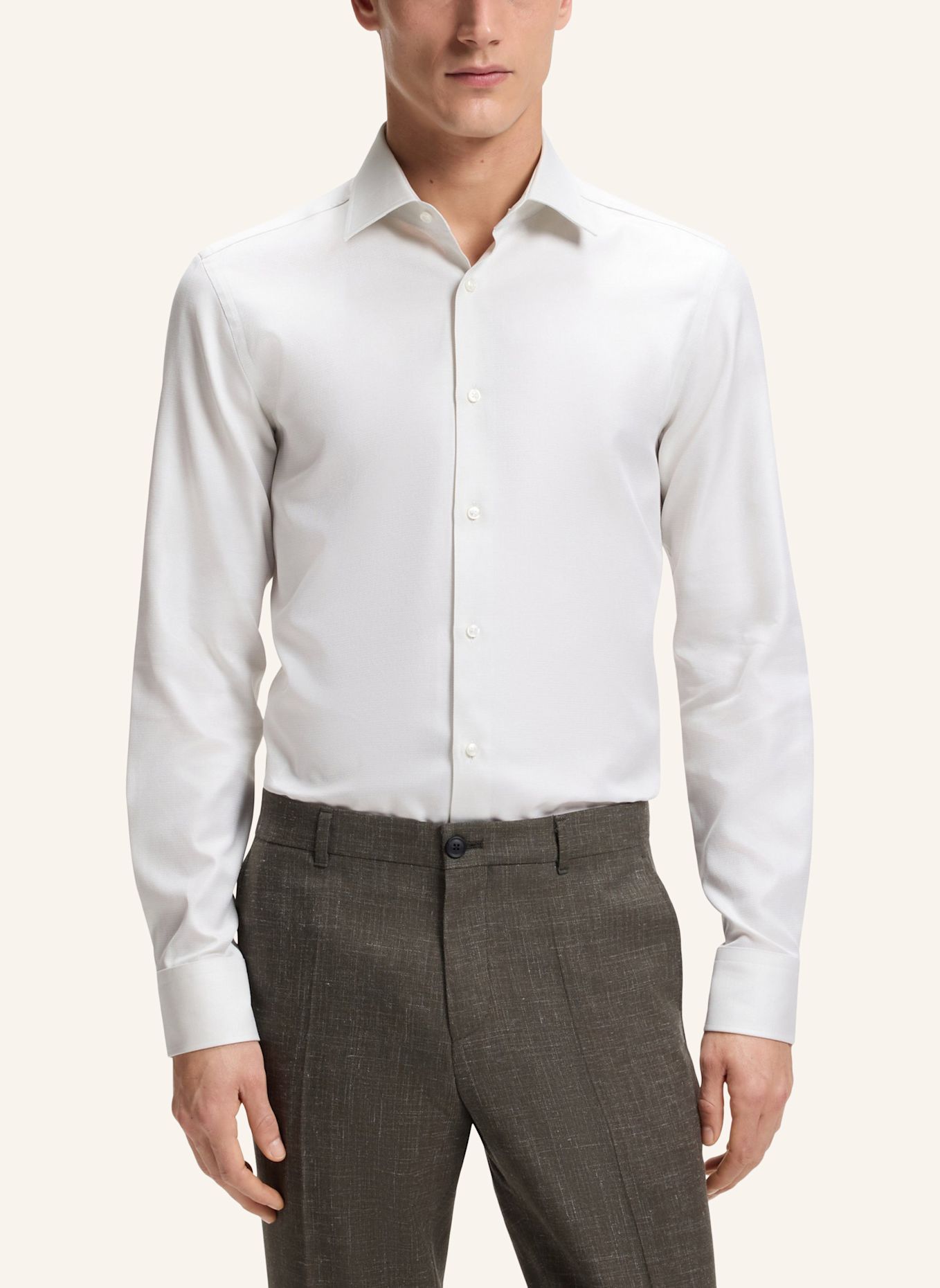 BOSS Hemd H-HANK-K-C1-261 Slim Fit: KHAKI