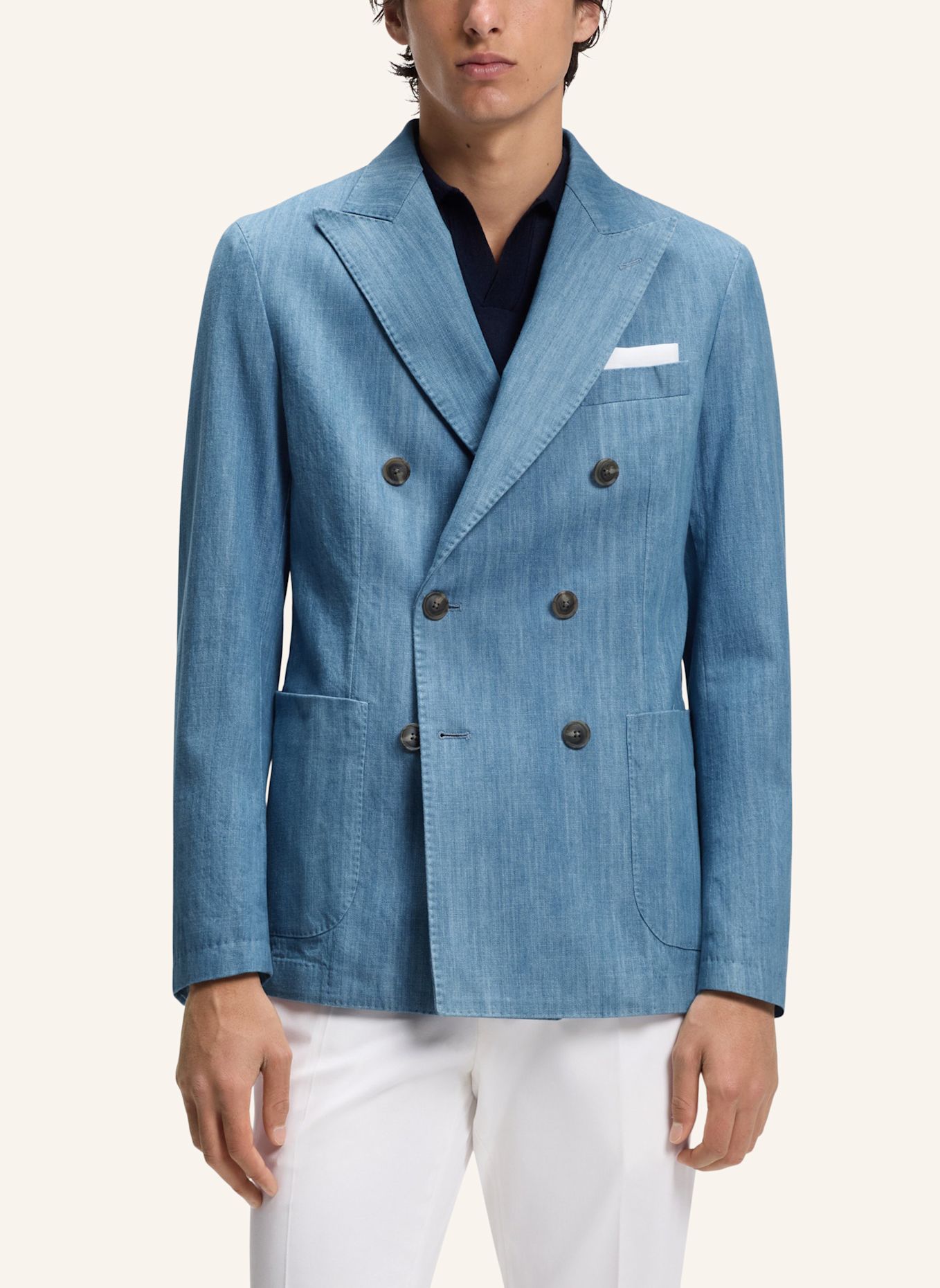 BOSS Sakko C-HANRY-DB-W-263F: HELLBLAU
