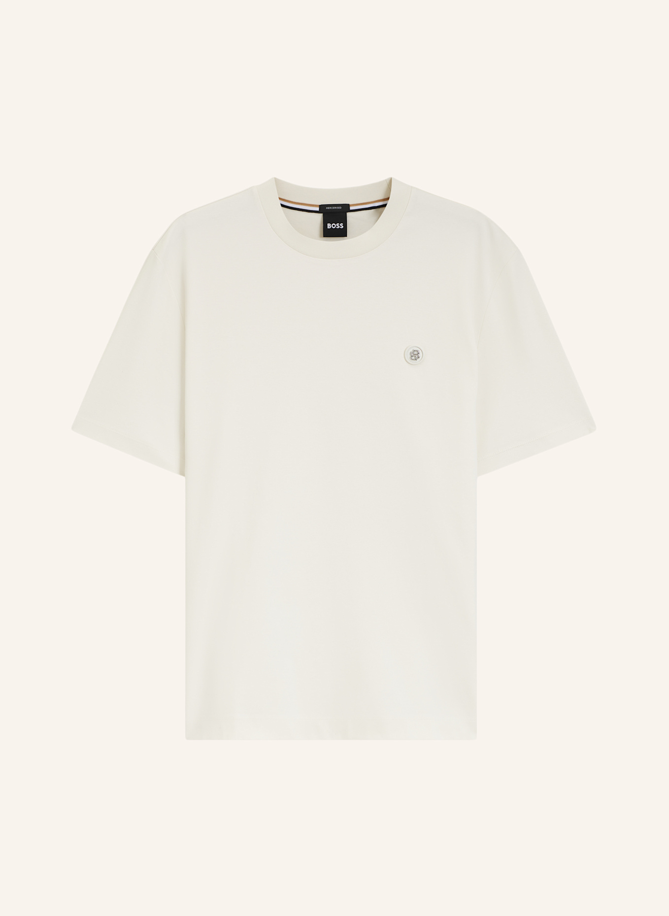 BOSS T-Shirt C-TAUT 01 Regular Fit: WEISS