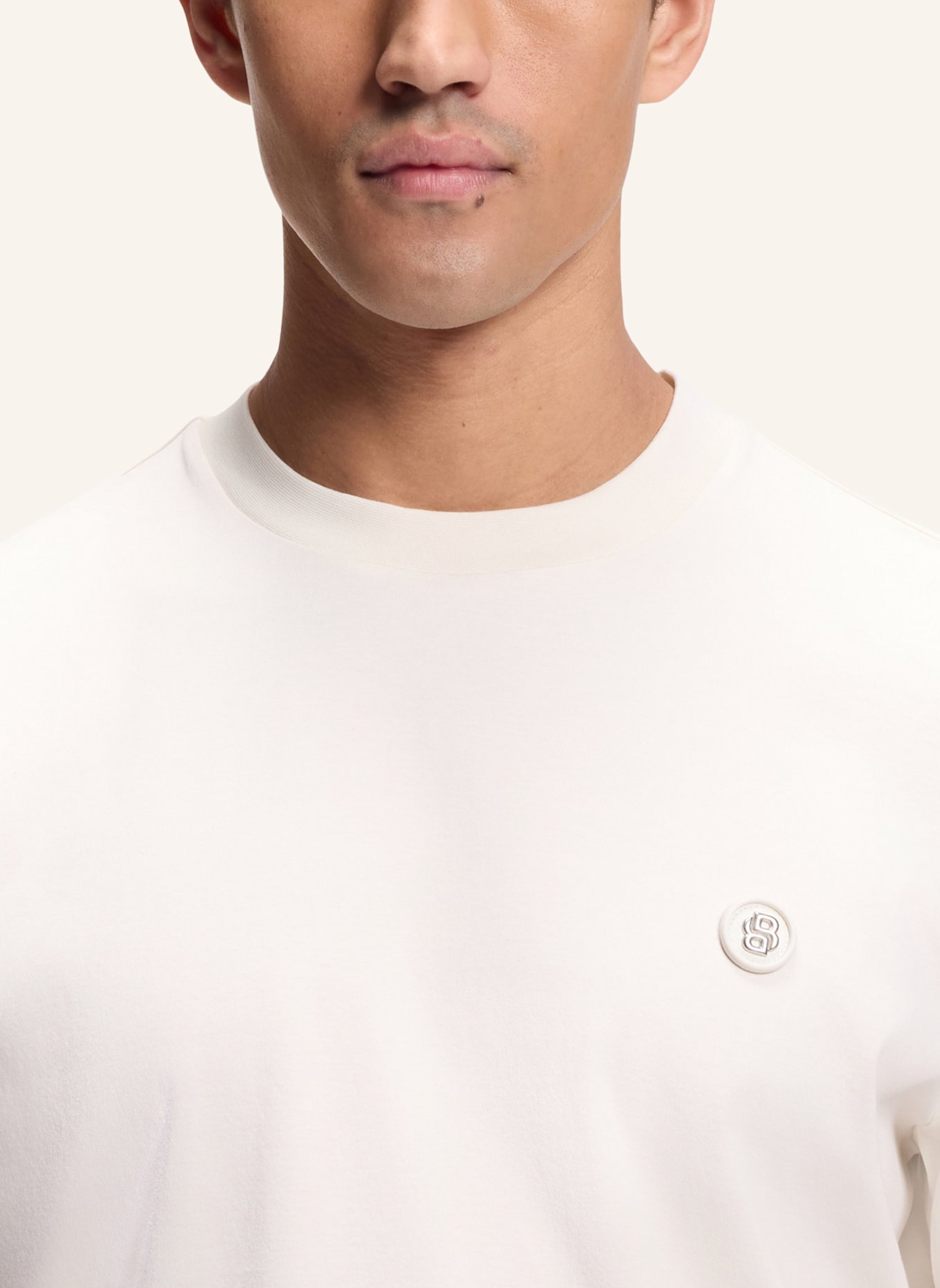 BOSS T-Shirt C-TAUT 01 Regular Fit: WEISS