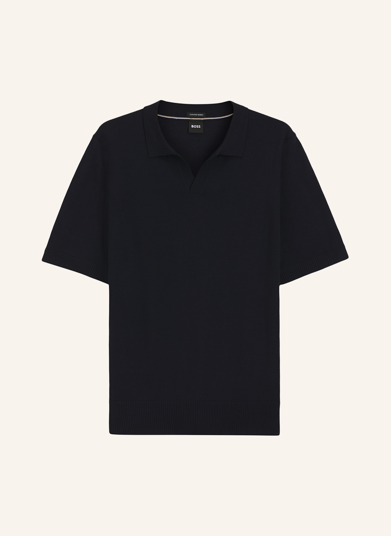 BOSS Pullover H-LANTONI Regular Fit: DUNKELBLAU