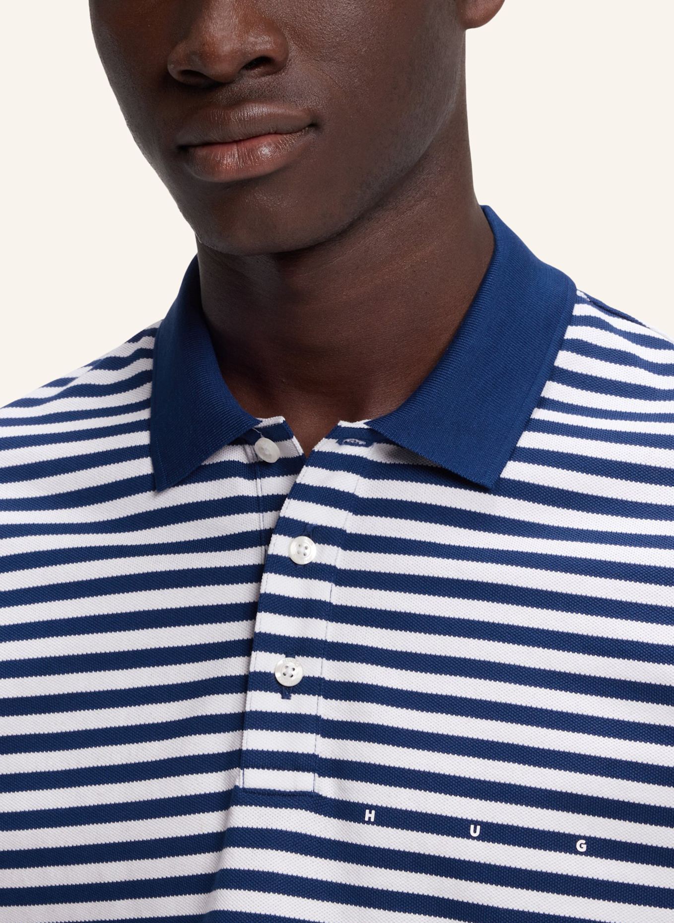 HUGO Poloshirt DEMSPOLO Regular Fit: BRAUN