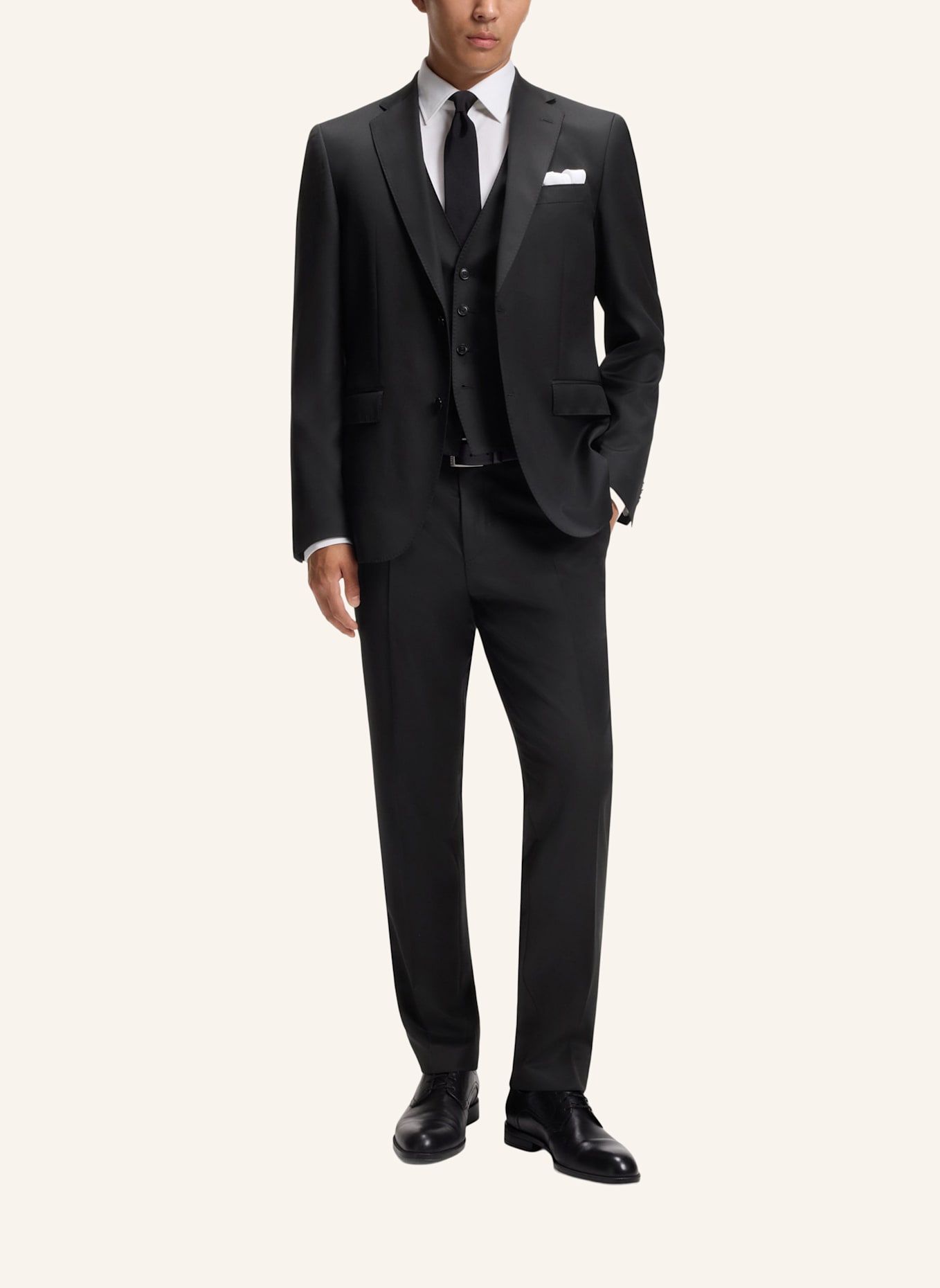 BOSS Business Hose H-GENIUS-RDS-B1 Slim Fit: SCHWARZ