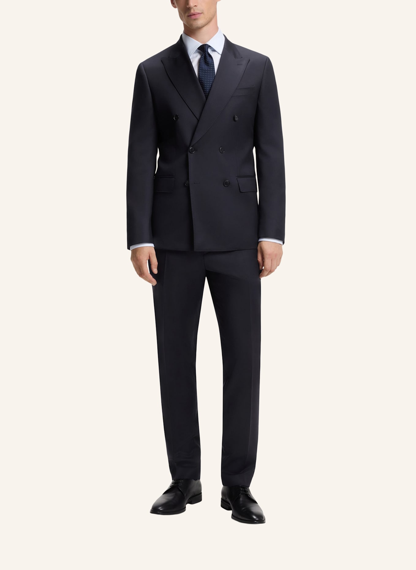 BOSS Business Hose H-GENIUS-RDS-B1 Slim Fit: DUNKELBLAU