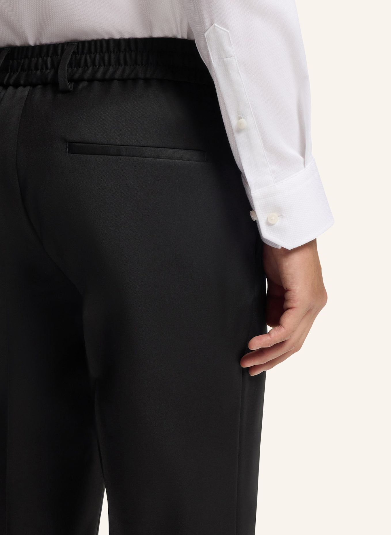 BOSS Business Hose H-GENIUS-RDS-B1 Slim Fit: SCHWARZ