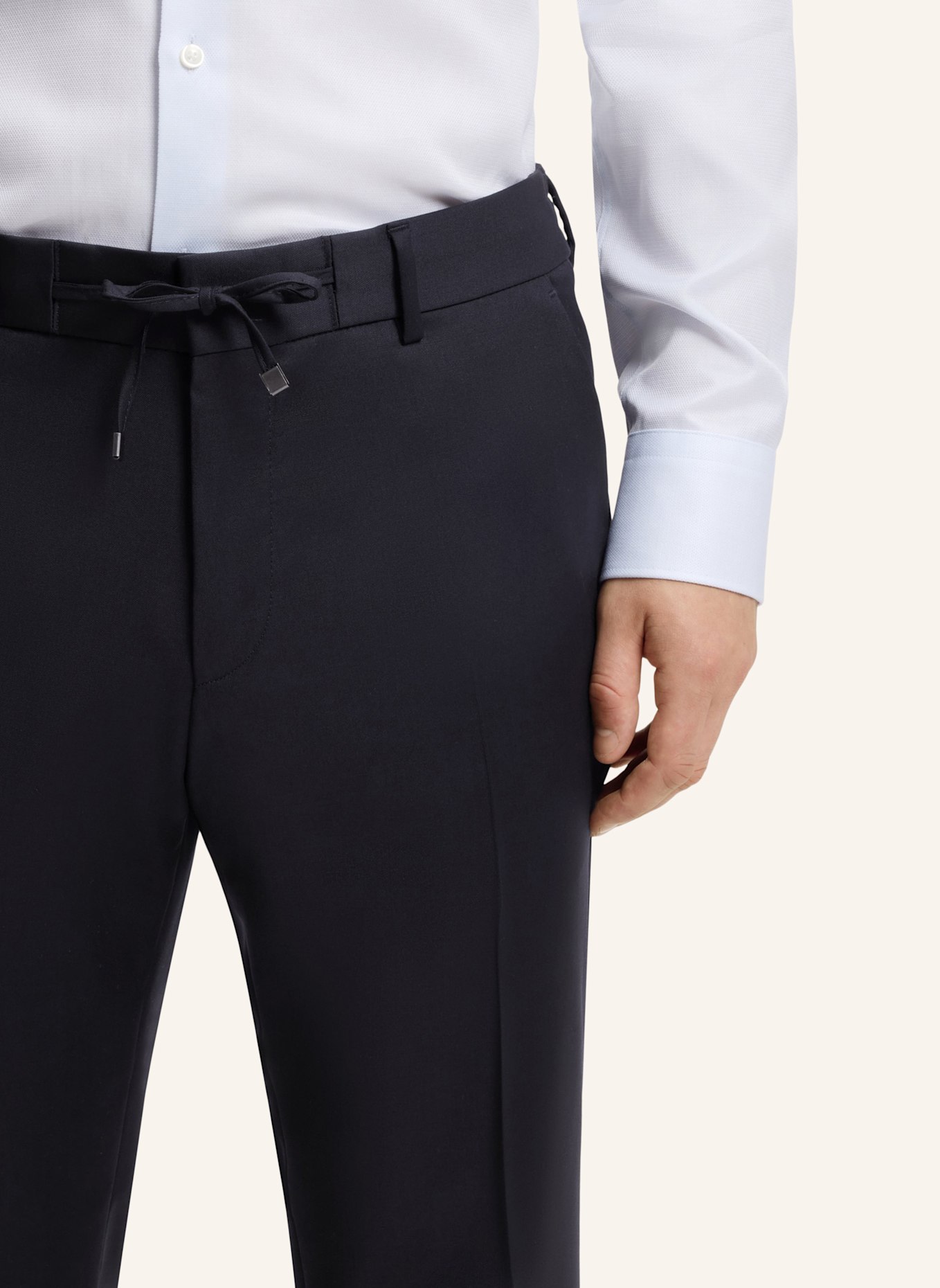BOSS Business Hose H-GENIUS-RDS-B1 Slim Fit: DUNKELBLAU