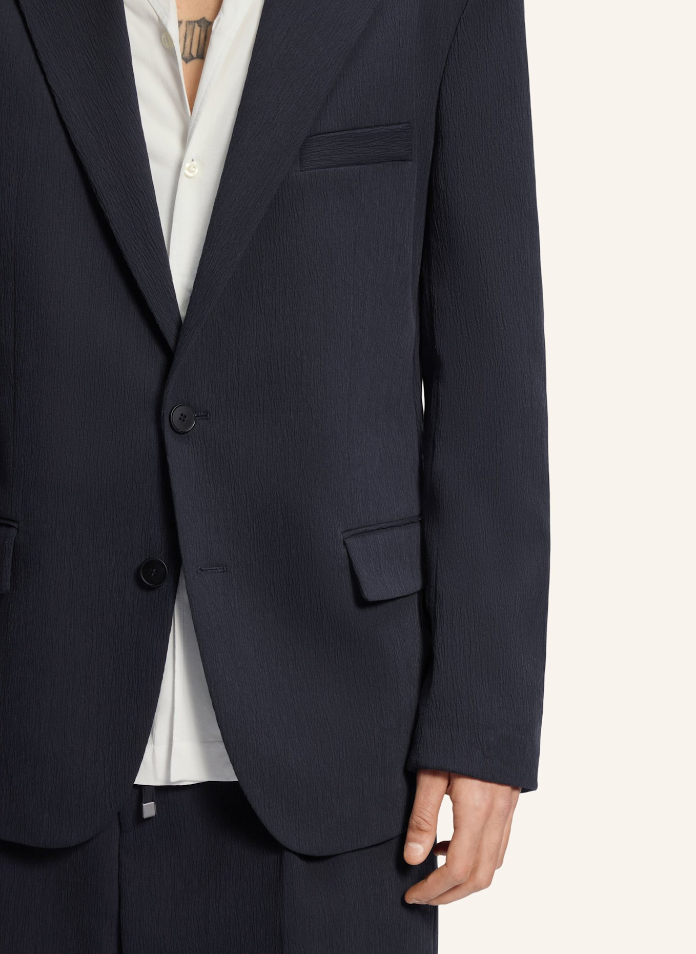 HUGO Blazer HANFRED263X-H Slim Fit: DUNKELBLAU