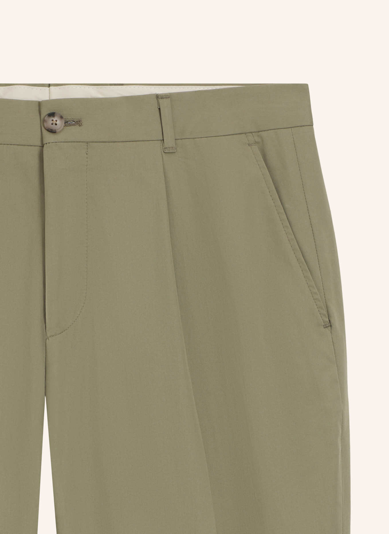 BOSS Business Hose C-PERIN-PL-263 Tapered Fit: KHAKI