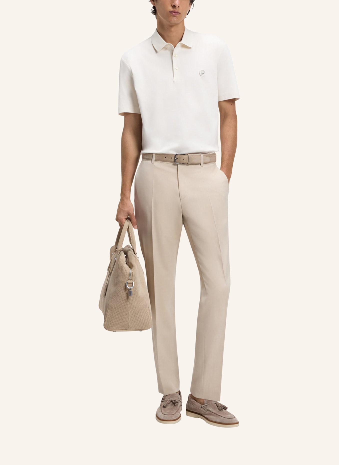BOSS Poloshirt C-PARRIS 01 Regular Fit: WEISS