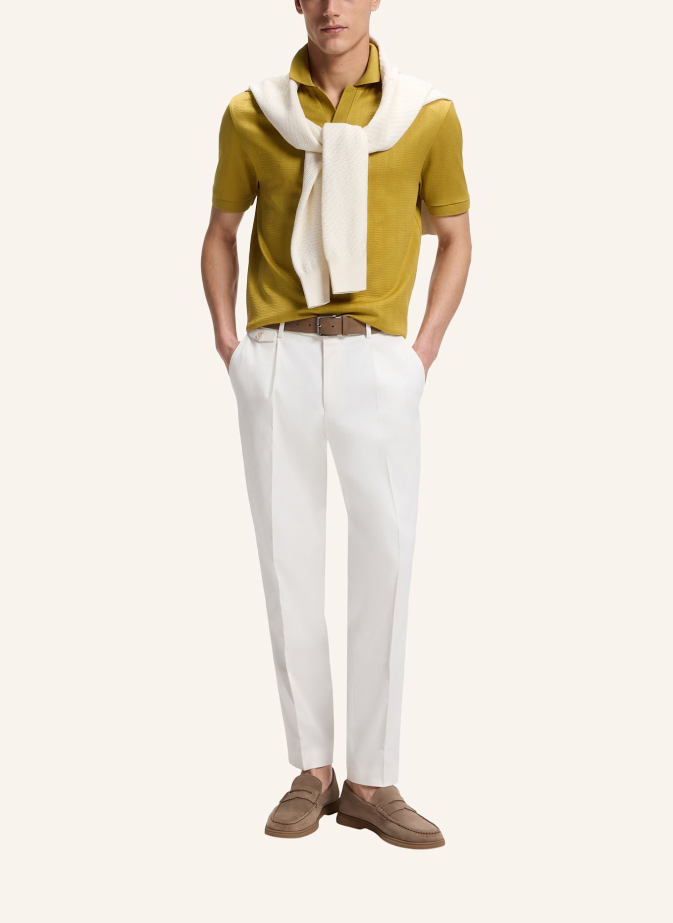 BOSS Poloshirt C-PONTI 118 Regular Fit: GOLD