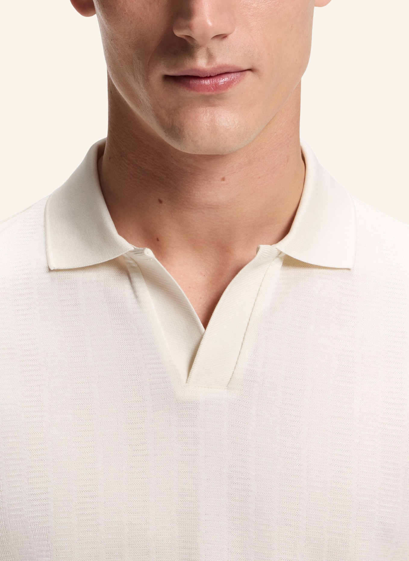 BOSS Poloshirt C-PONTI 118 Regular Fit: WEISS