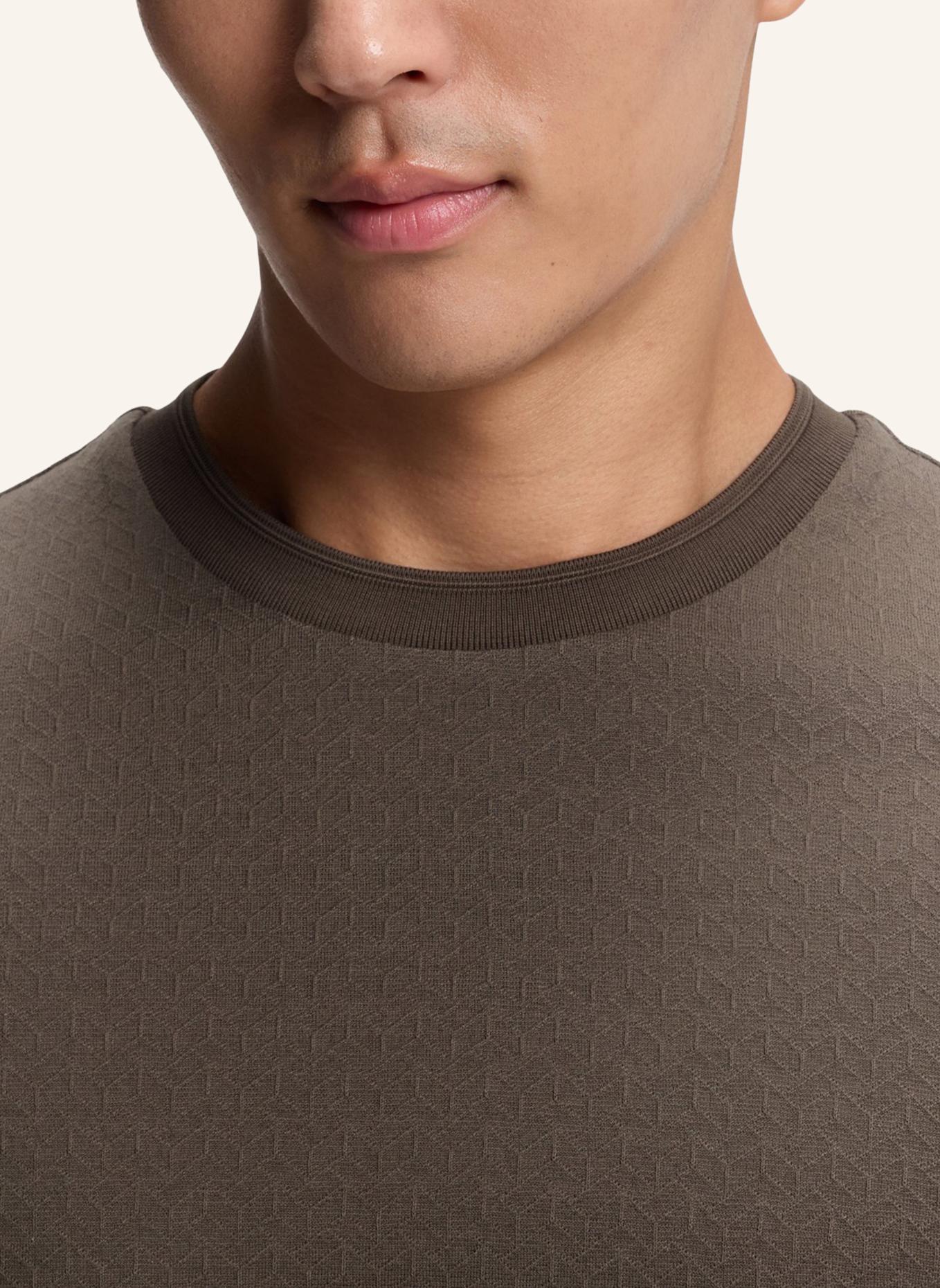 BOSS T-Shirt L-TESAR 141 Regular Fit: BRAUN