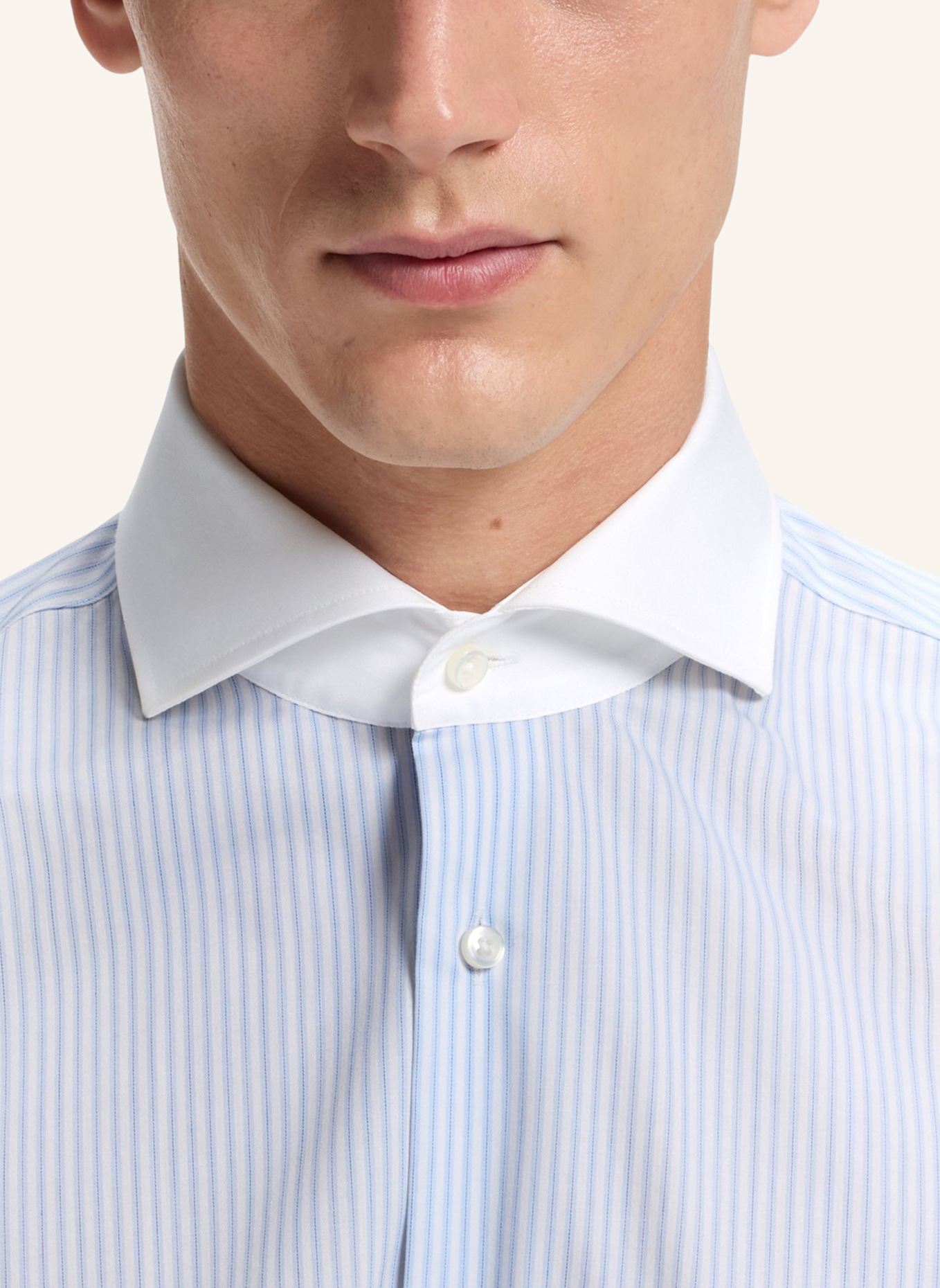BOSS Business Hemd H-HANK-SP-B1-C9-263 Slim Fit: HELLBLAU