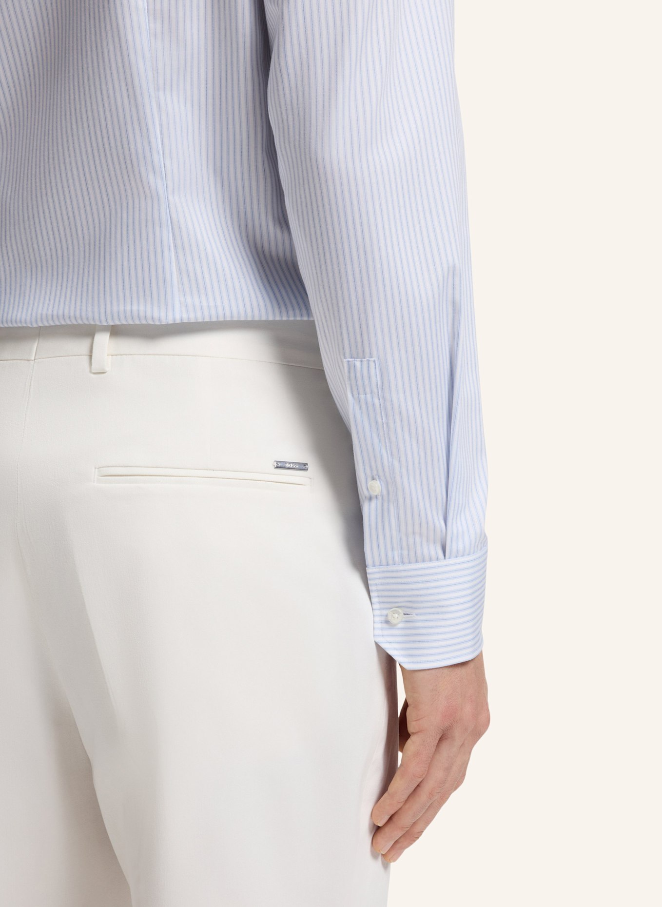 BOSS Business Hemd H-HANK-SP-B1-C9-263 Slim Fit: HELLBLAU