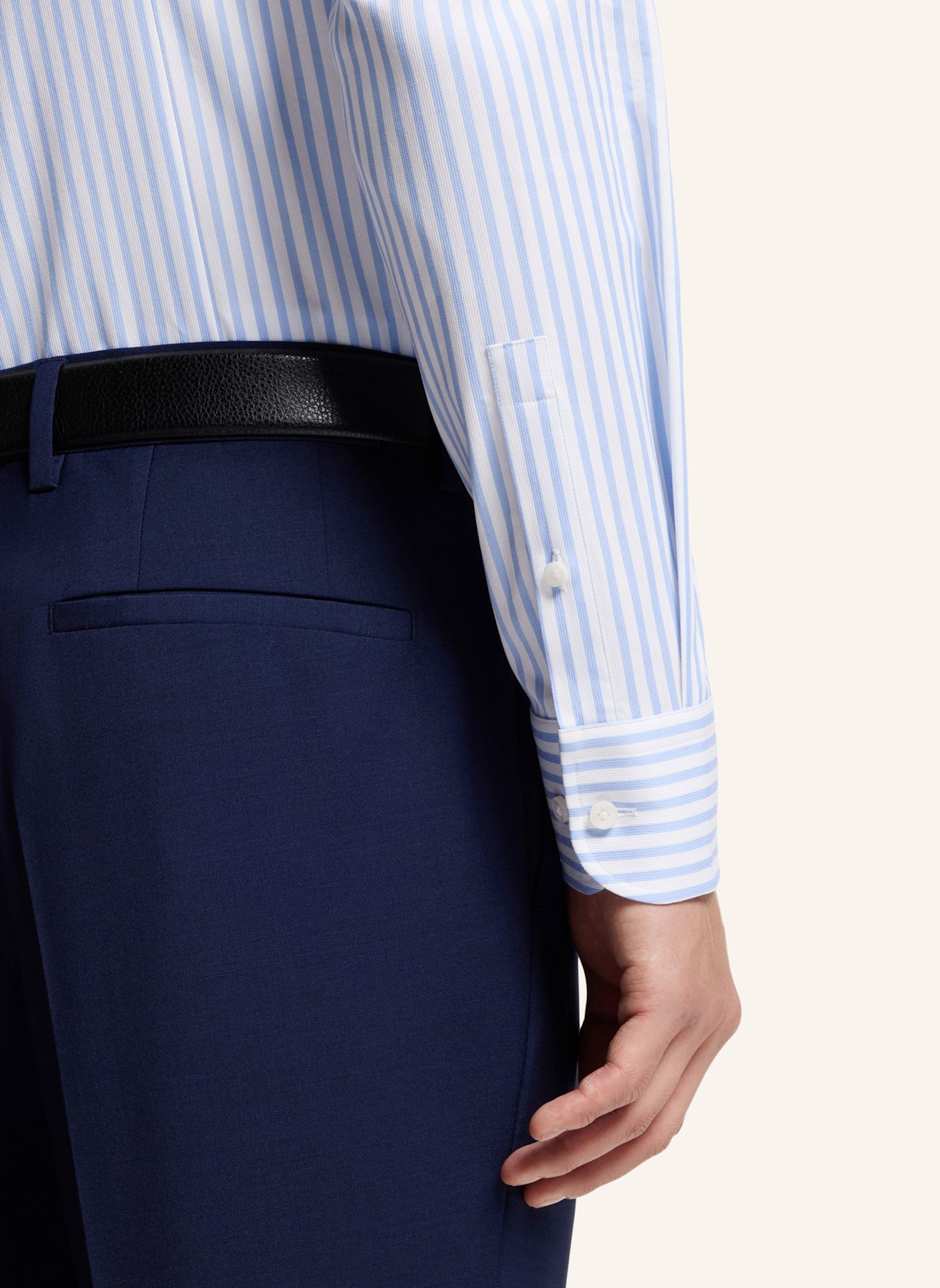 BOSS Business Hemd H-HANK-SP-C1-261 Slim Fit: HELLBLAU