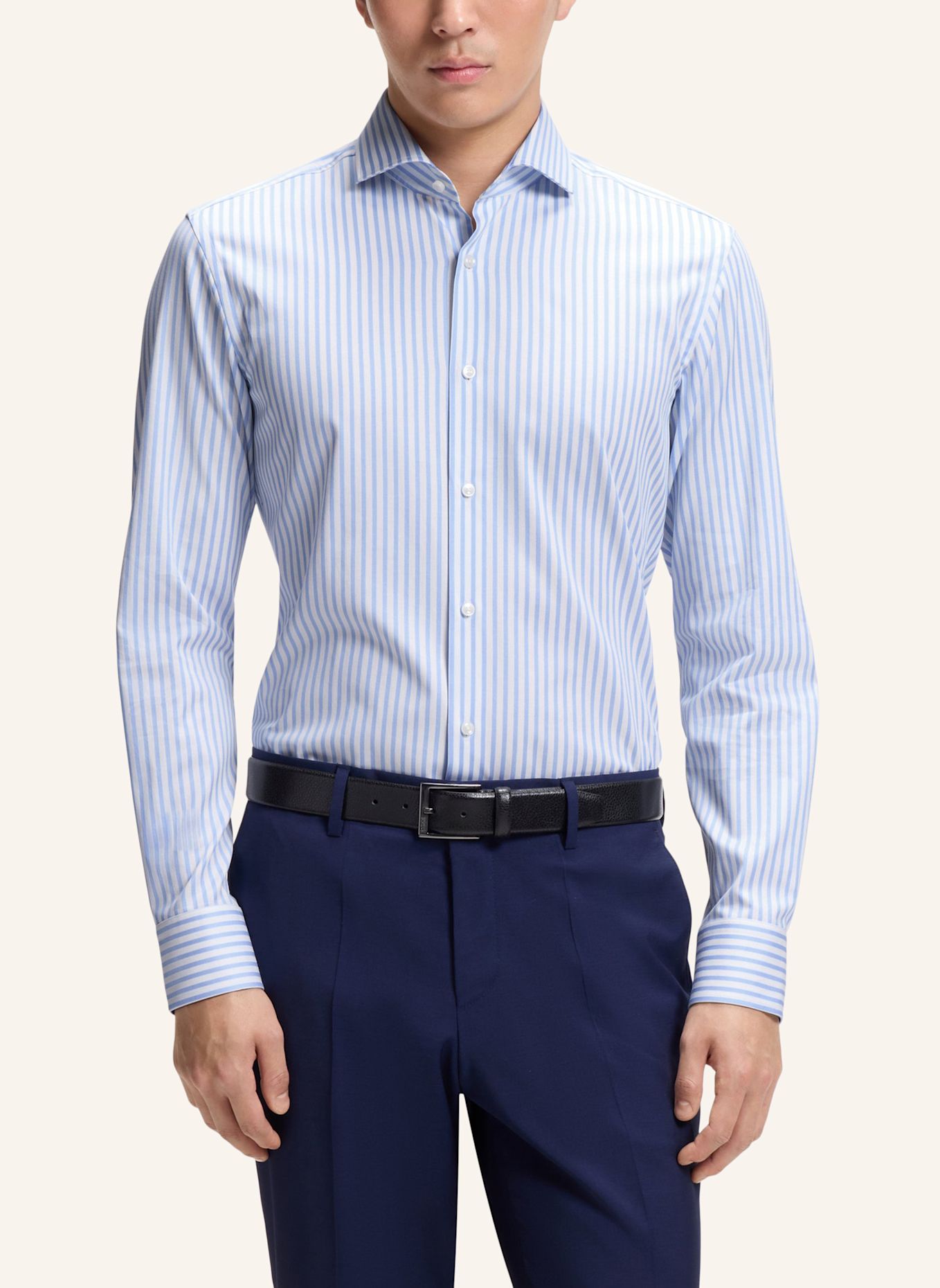 BOSS Hemd H-HANK-SP-C1-261 Slim Fit: HELLBLAU