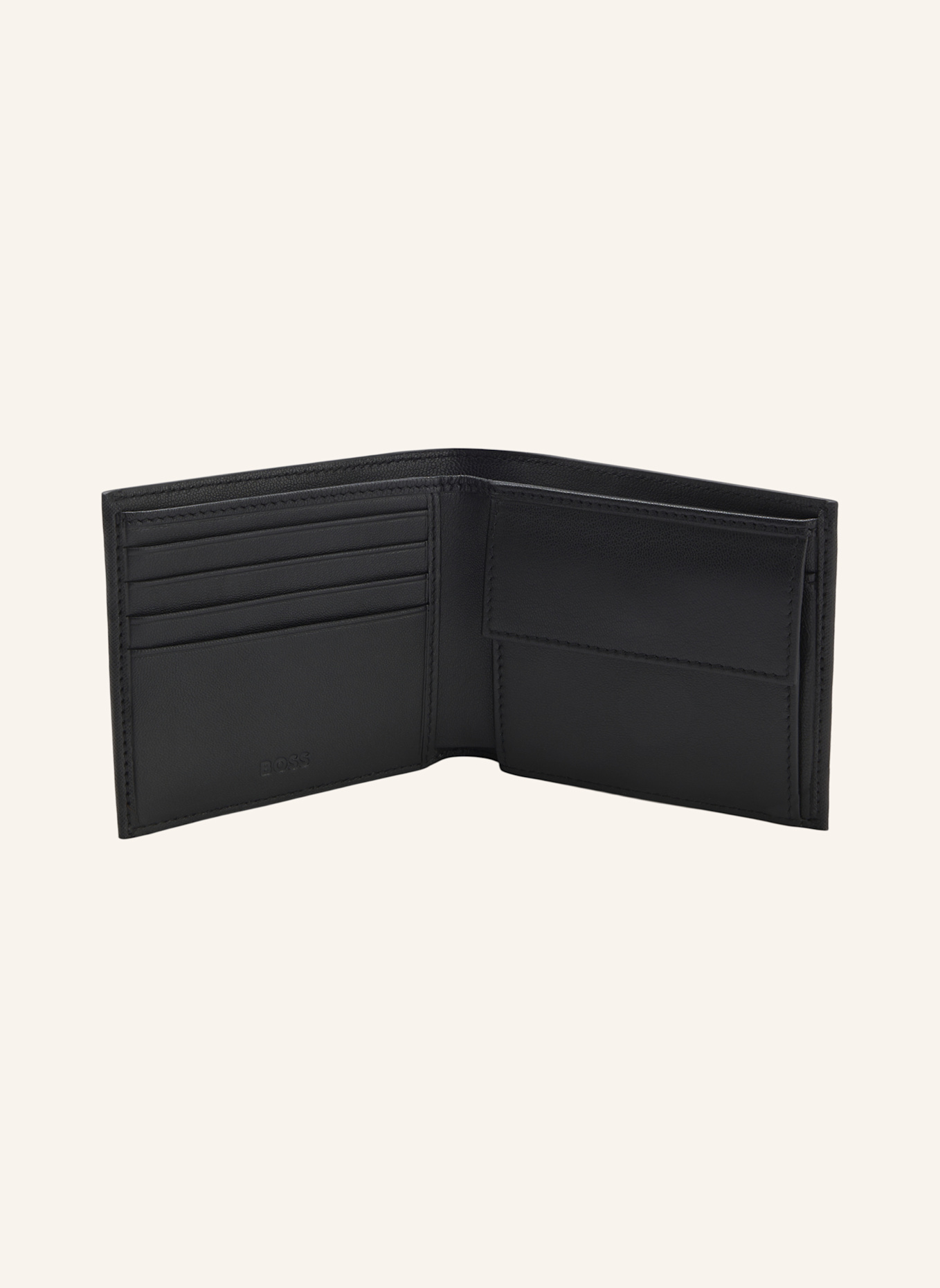 BOSS Brieftasche NORTHON_4CC COIN: SCHWARZ