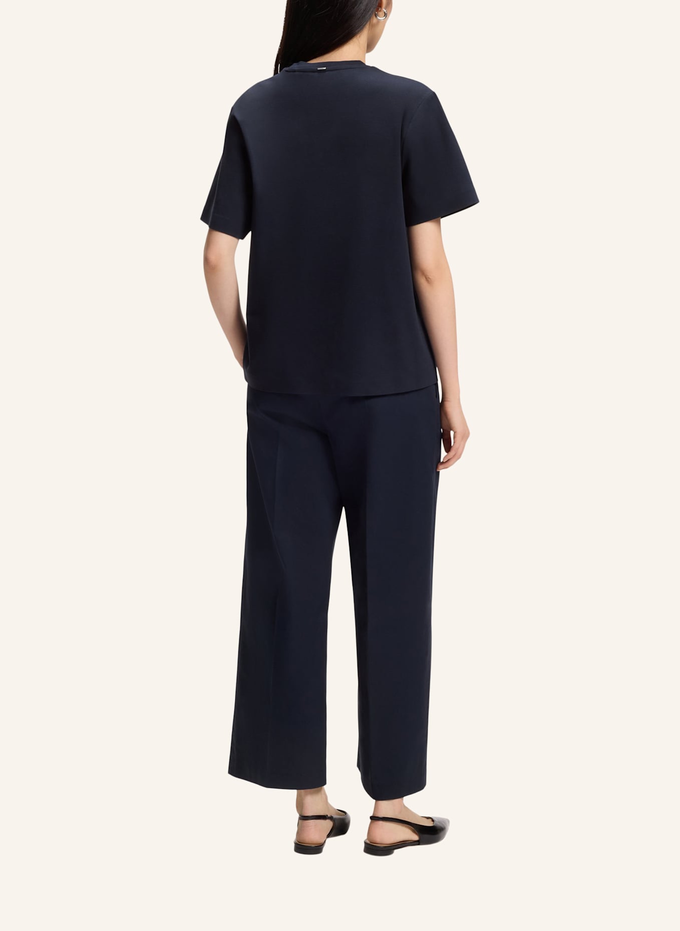 BOSS T-Shirt EHARPA Relaxed Fit: DUNKELBLAU