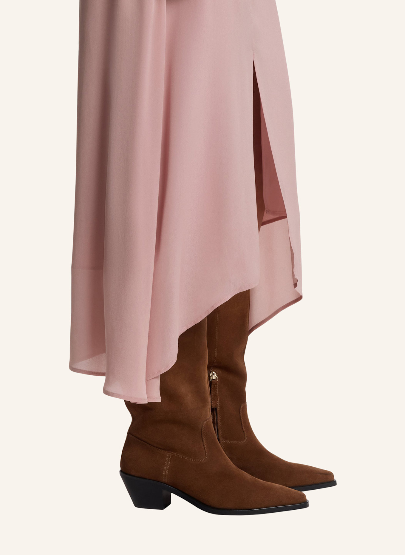 BOSS Knielanger Rock C_VERTEMISIA Regular Fit: ROSA