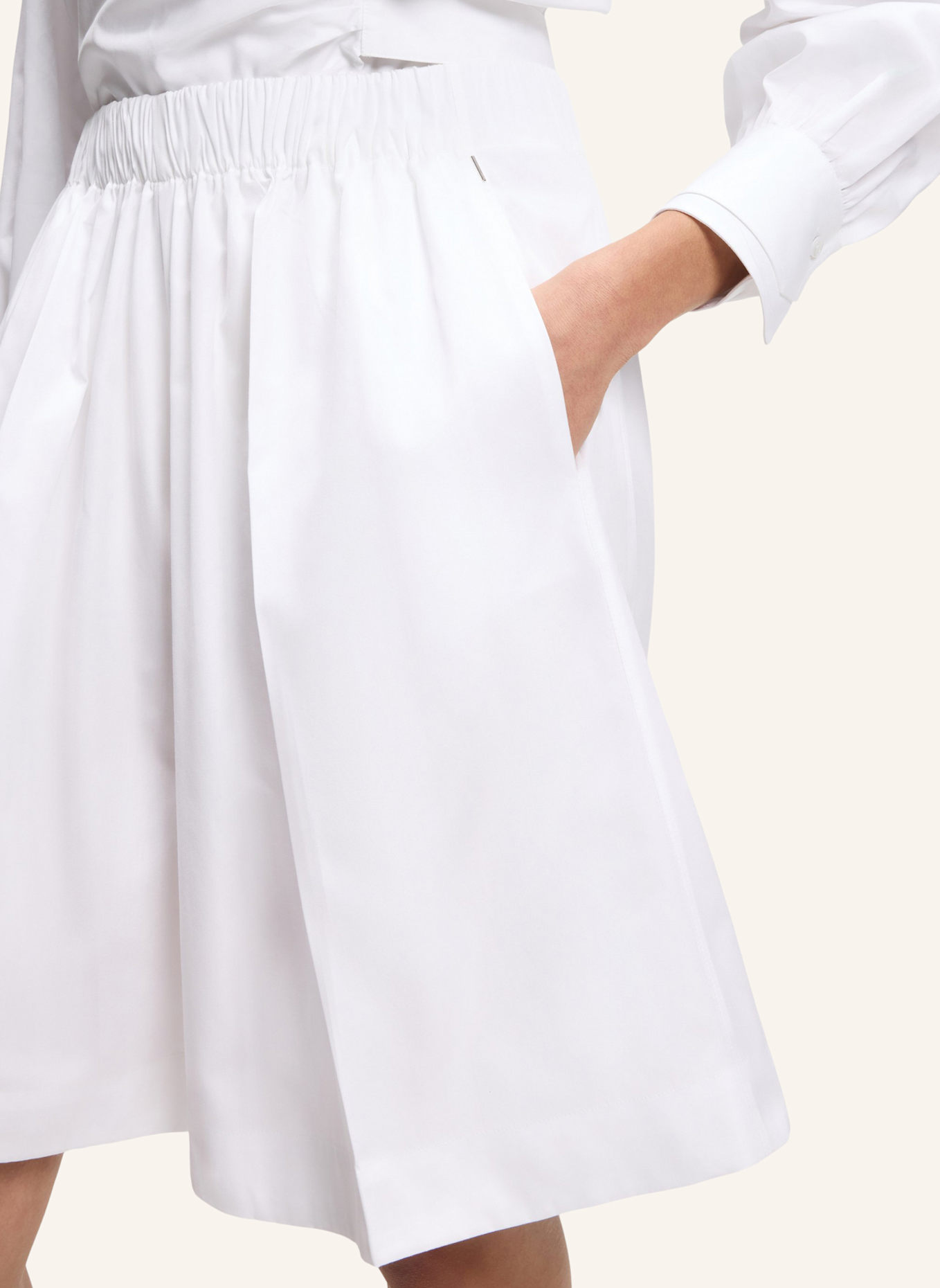 BOSS Casual Hose TALIE Relaxed Fit: WEISS